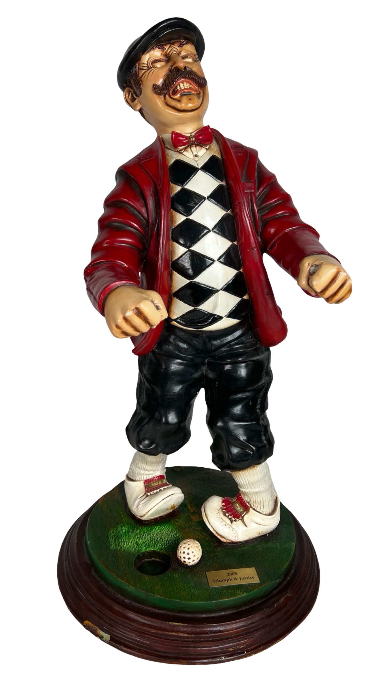 Peter Mook "Missed" Frustrated Golfer Sculpture (1 of 7)