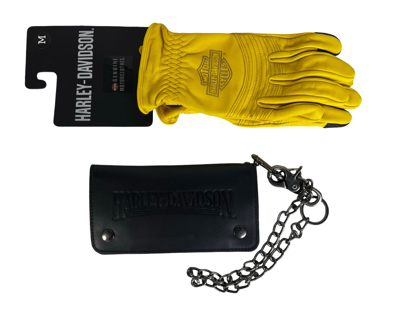 Harley-Davidson Motorcycle Gloves & Wallet Set (1 of 1)