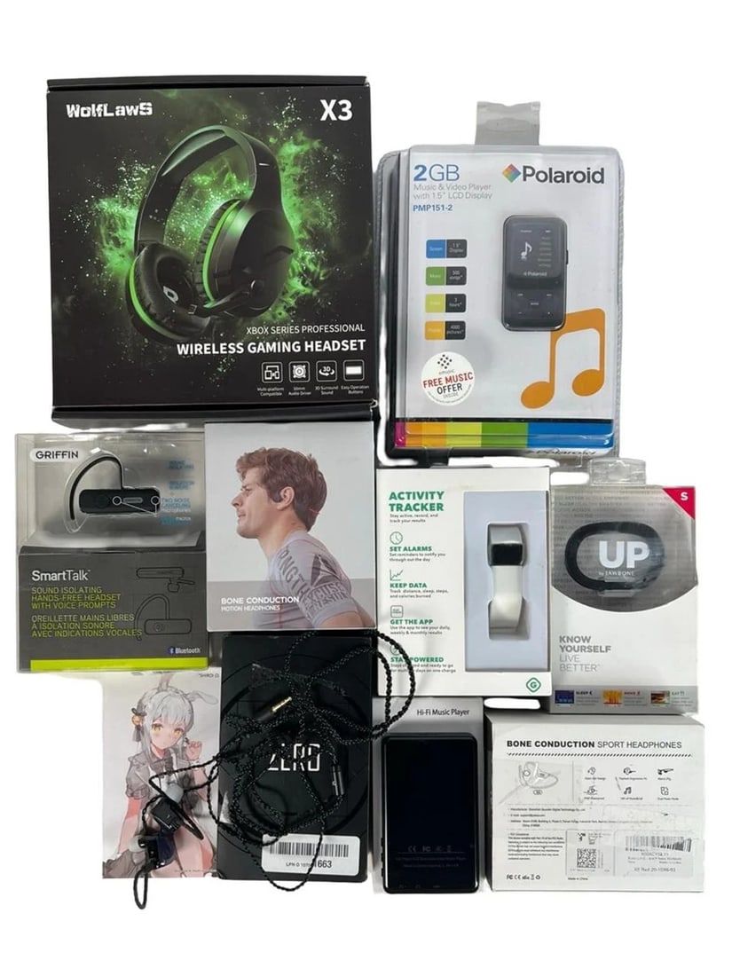 Lot of Home Audio & Fitness Tech Items- New/ Open (1 of 1)
