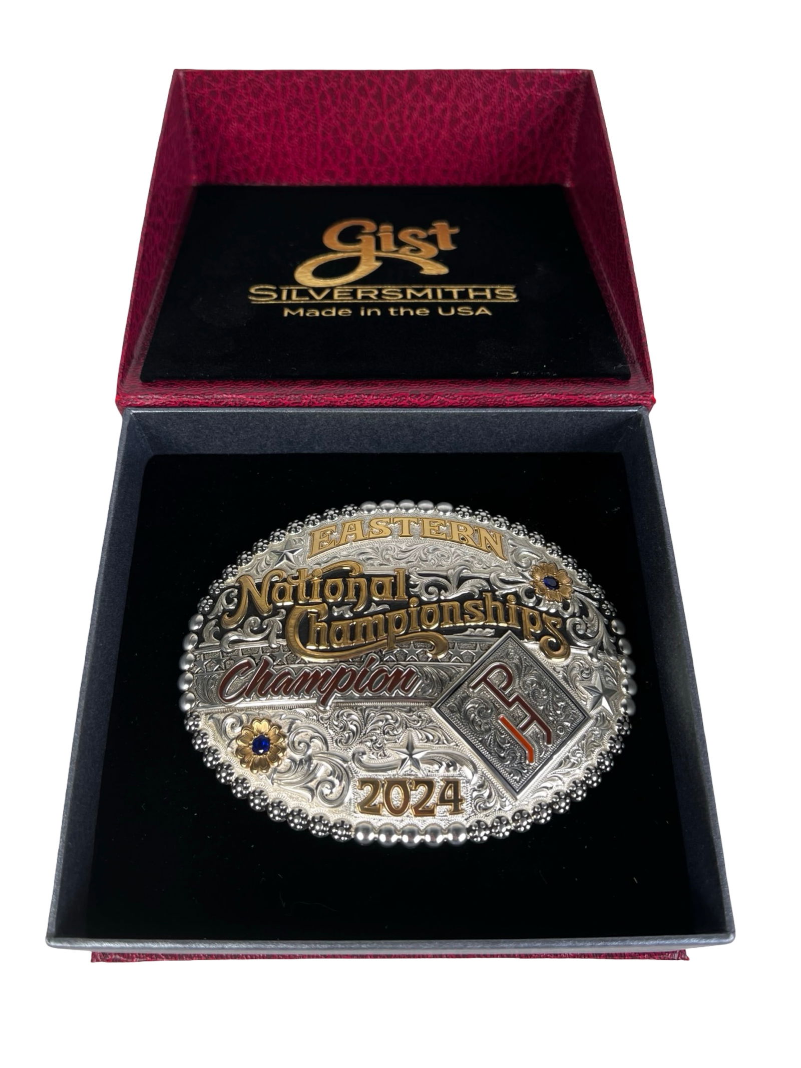 Gist Silversmiths National Champion Belt Buckle (1 of 5)