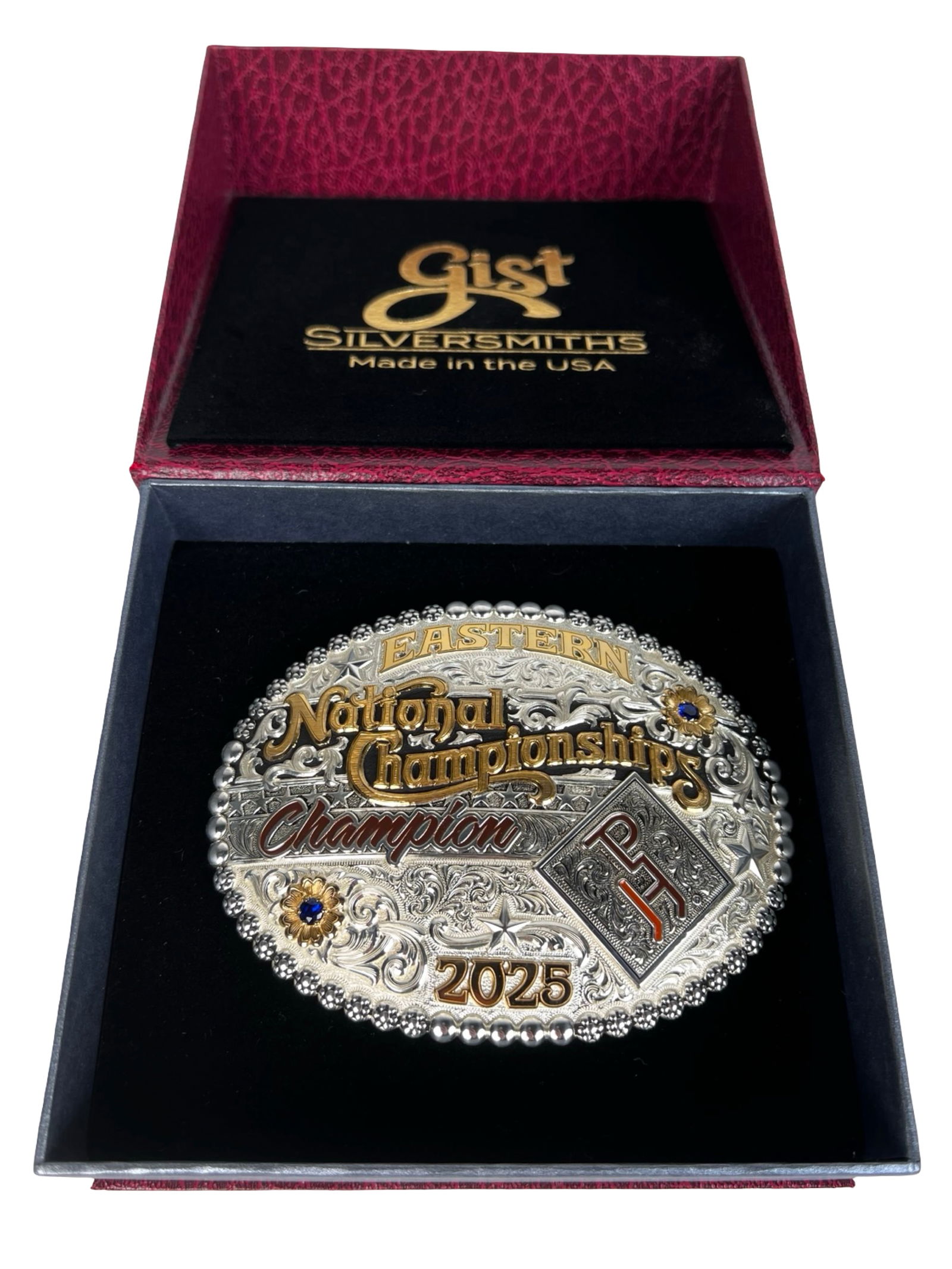 Gist Silversmiths National Champion Belt Buckle (1 of 5)