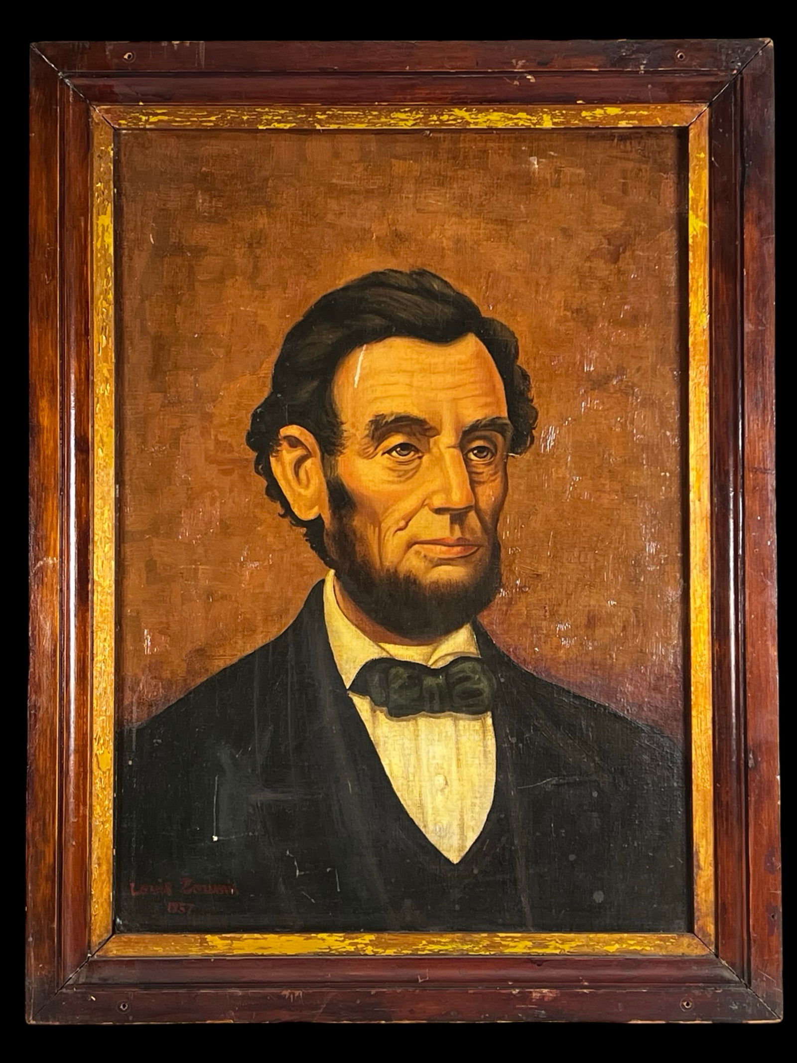 Louis Zoumis - Portrait of Abraham Lincoln 1957 (1 of 5)