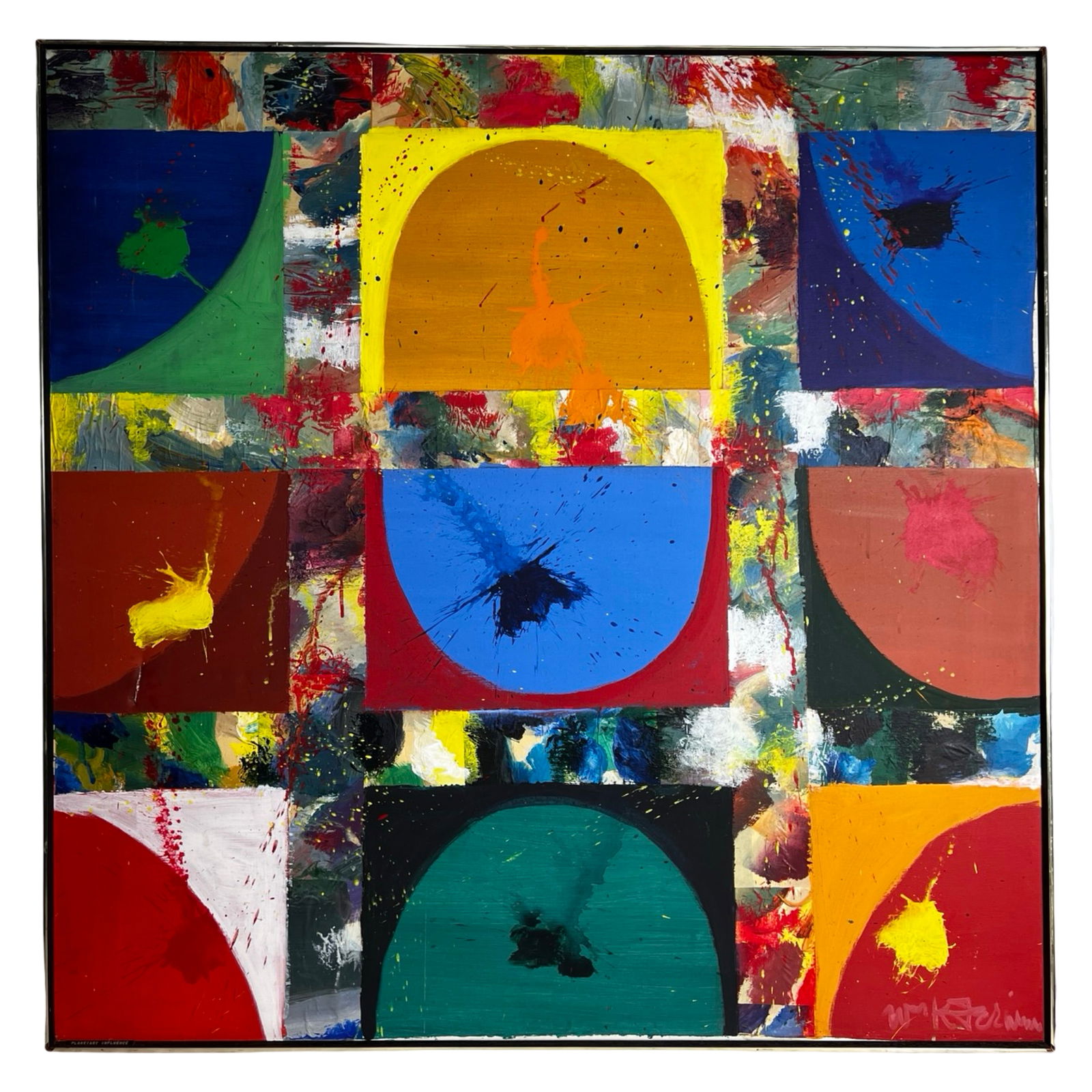 William K. Fernim Modernist Abstract Oil Painting (1 of 7)