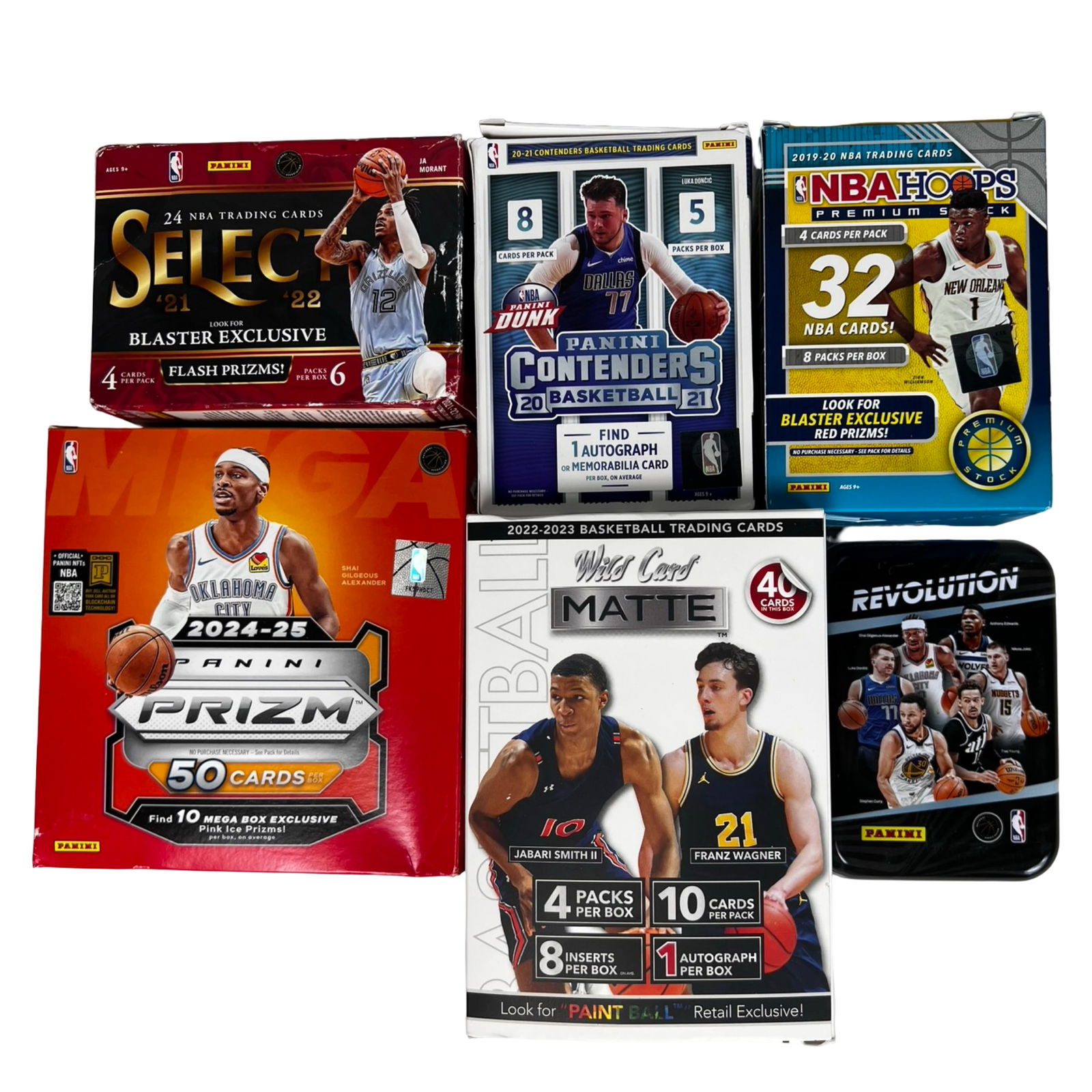Lot of Basketball Trading Card Sets 2020- 2025 (1 of 1)