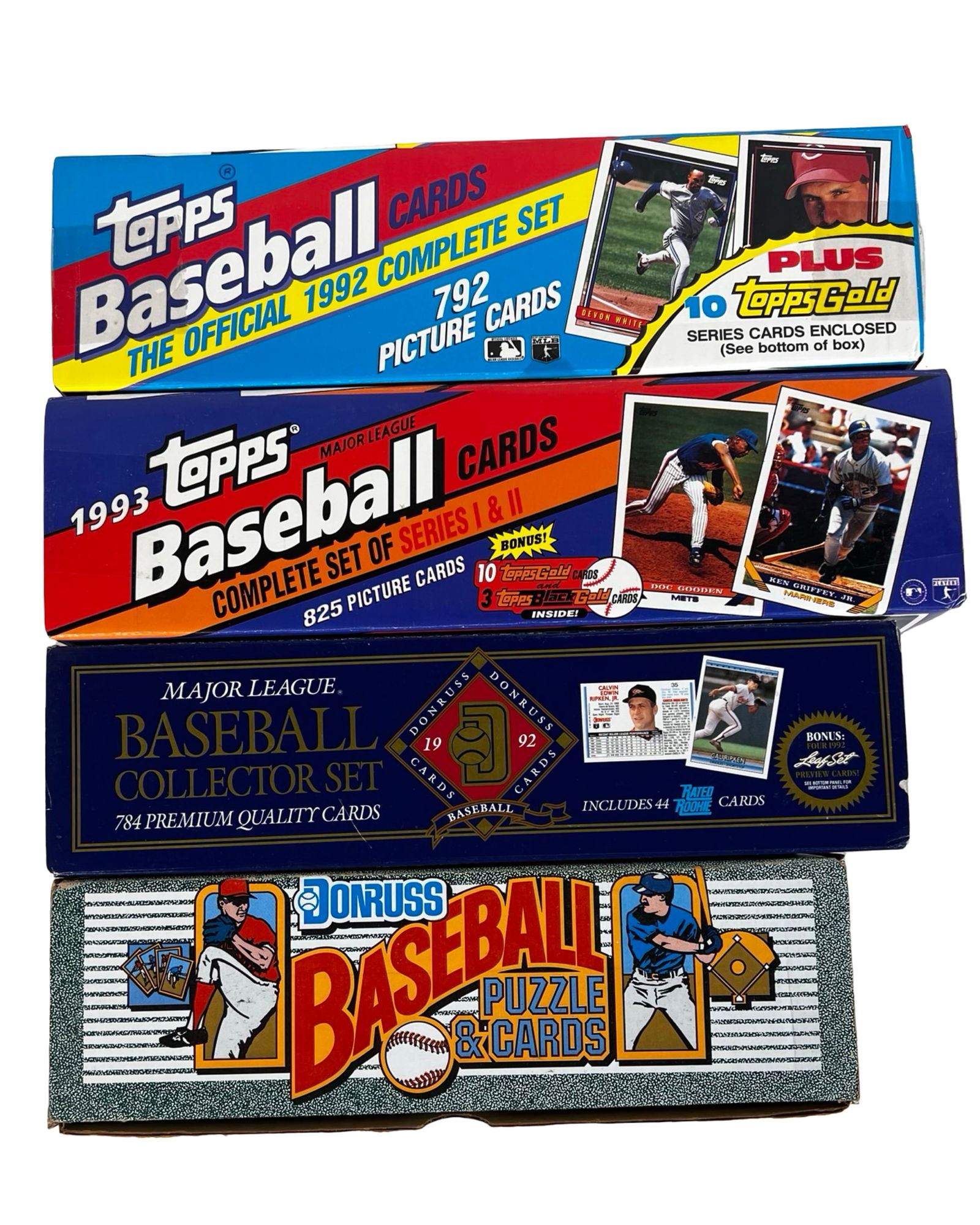 1989-1993 Topps and Donruss Baseball Card Sets (1 of 2)