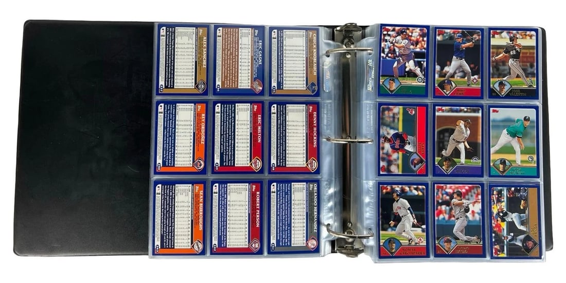 2003 Topps Baseball Card Binder - Stars, Rookies & (1 of 9)