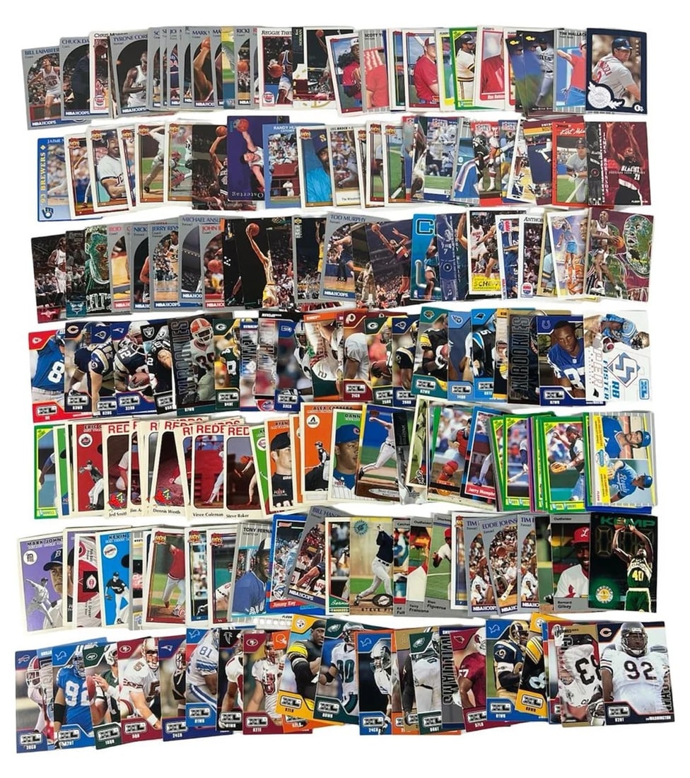 Unsearched Multi-Sport Trading Card Collection (1 of 4)