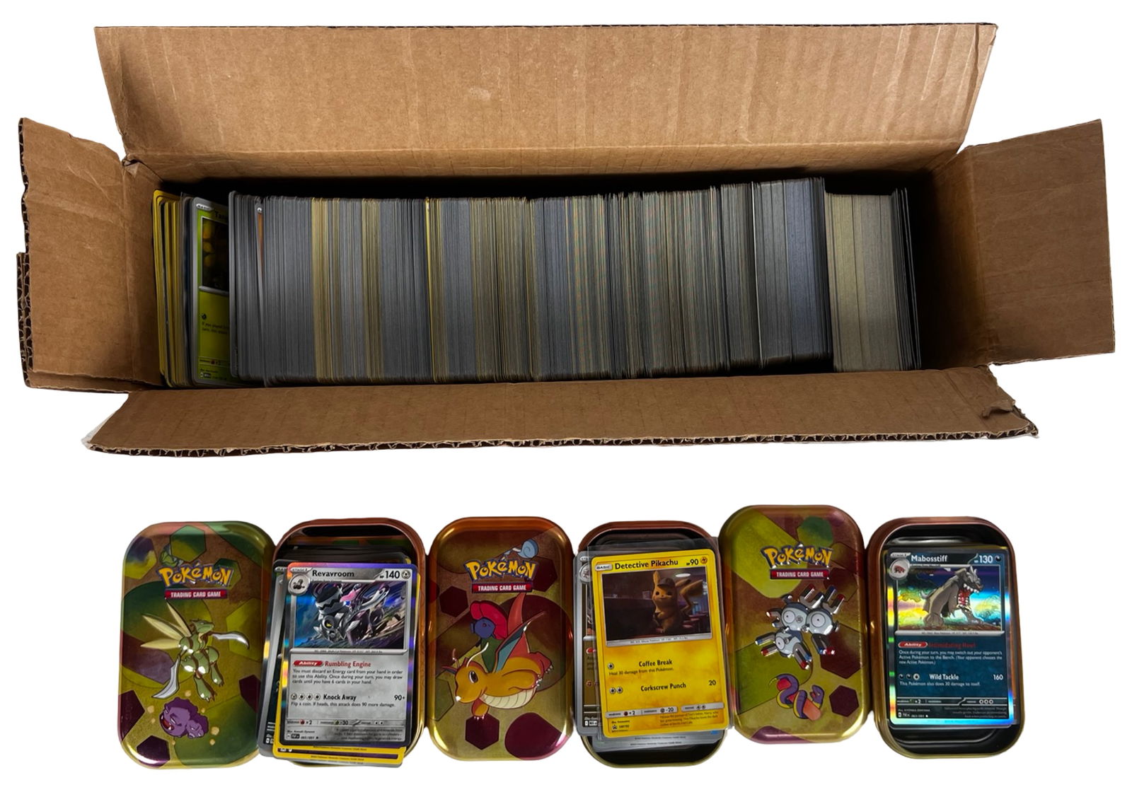 Lot of Unsearched Pokemon Trading Cards & Tins (1 of 6)