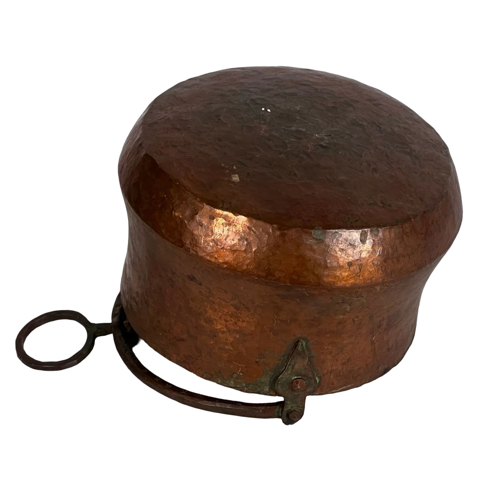 Antique Hand-Hammered Copper Cauldrons and Pots - 12