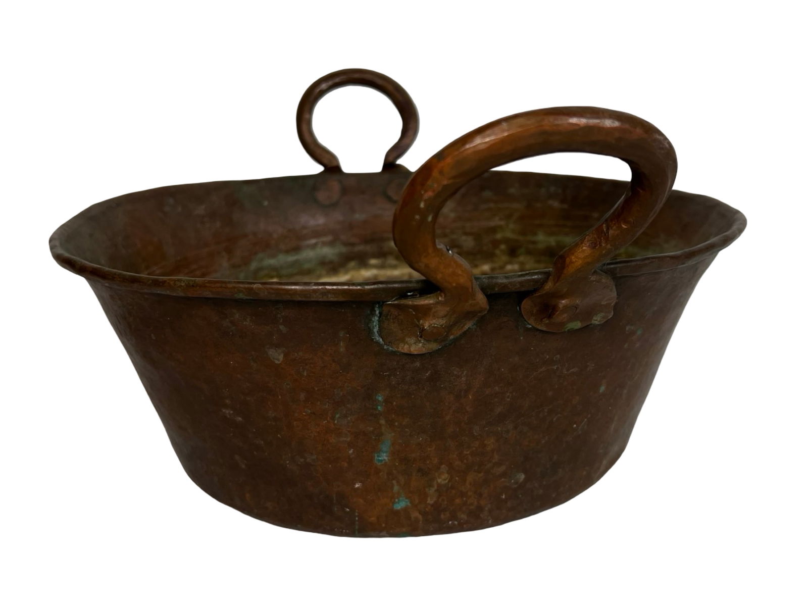 Antique Hand-Hammered Copper Cauldrons and Pots - 7