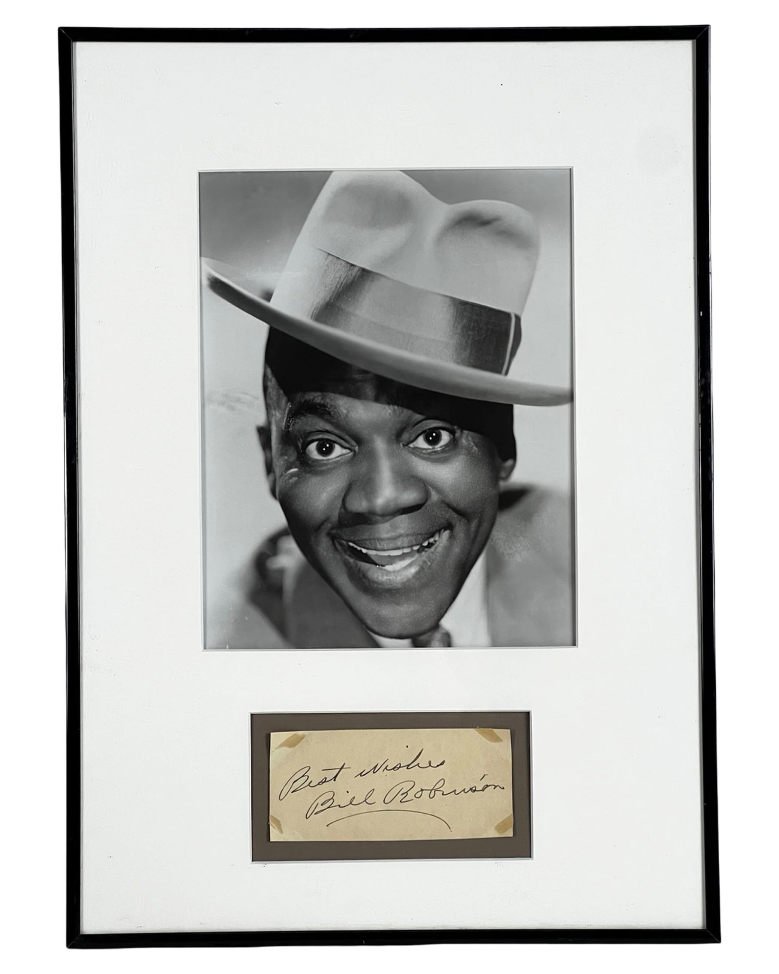 Bill "Bojangles" Robinson Framed Autograph w Photo (1 of 3)