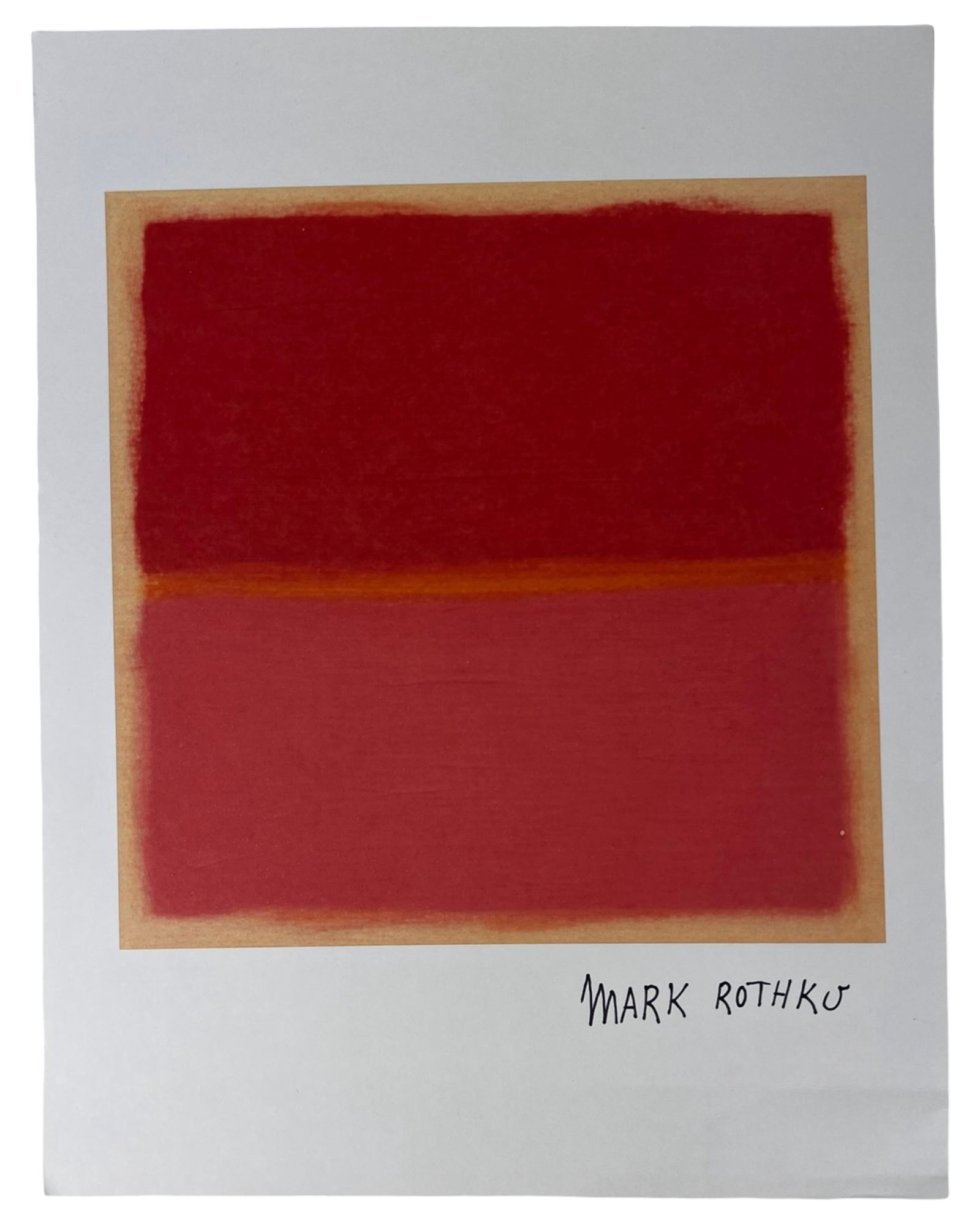 Mark Rothko Color Field Abstract Lithograph (1 of 3)