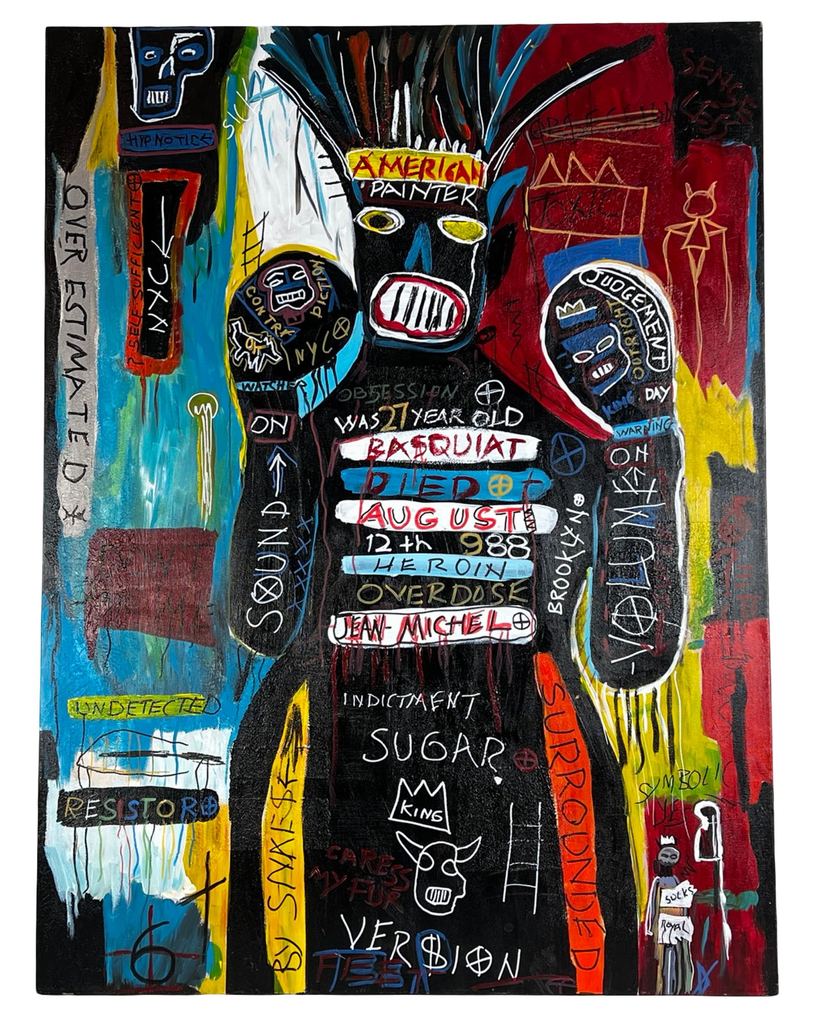 Jean-Michel Basquiat (manner) Neo-Expressionist Ar (1 of 4)