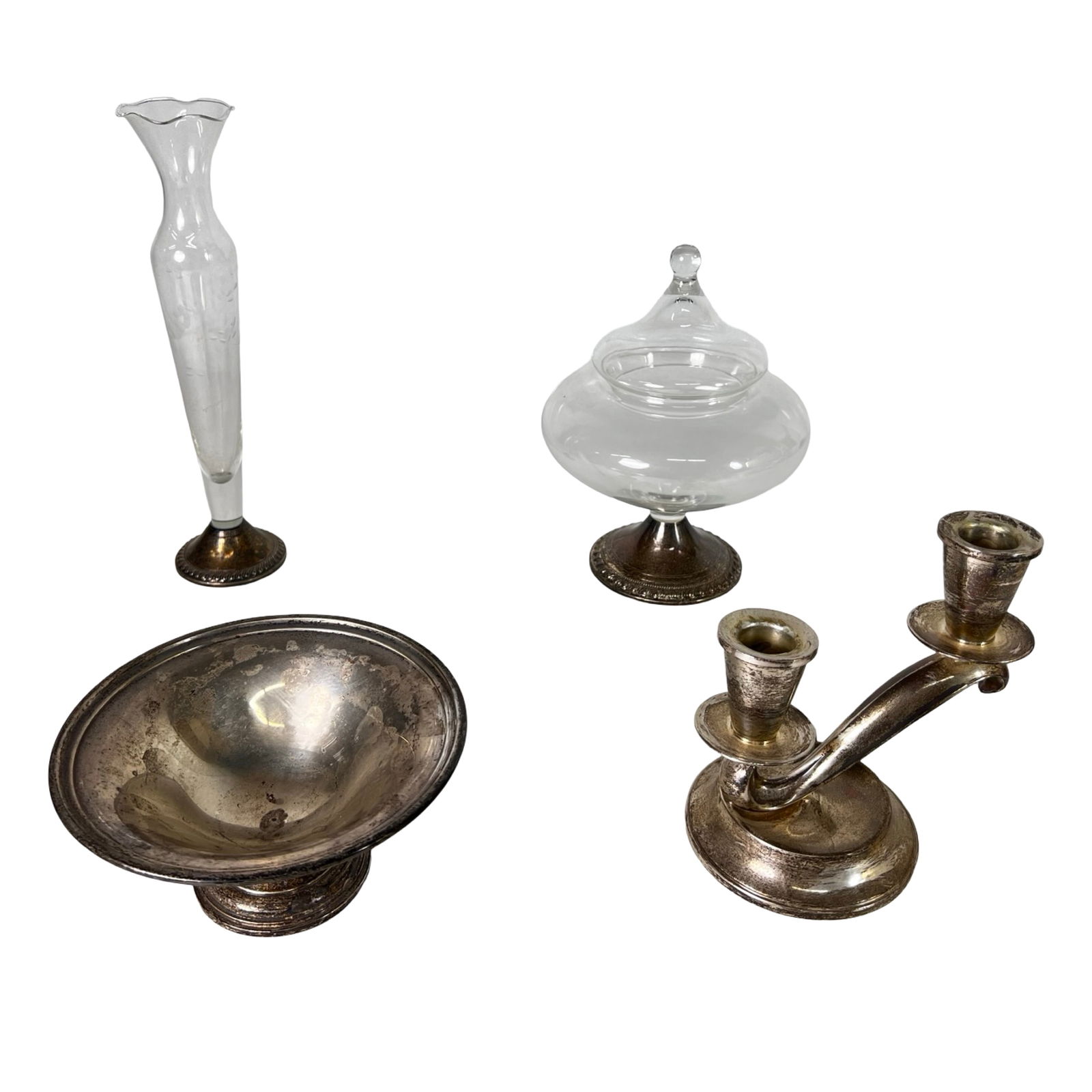 Group of 4 Sterling Silver Table Pieces - Duchin (1 of 7)