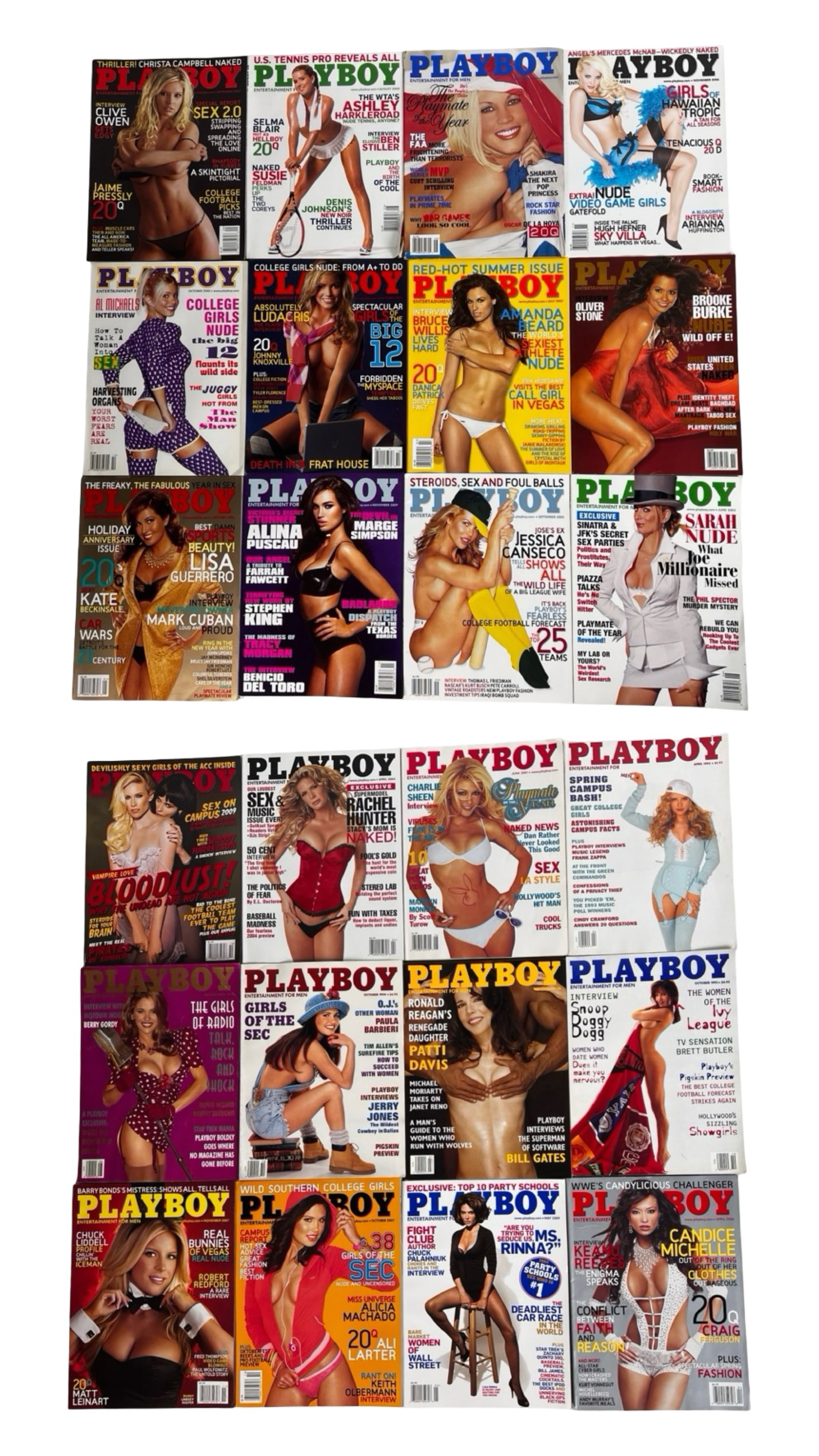Collection of Vintage Playboy Magazines: Collection of Vintage Playboy Magazines