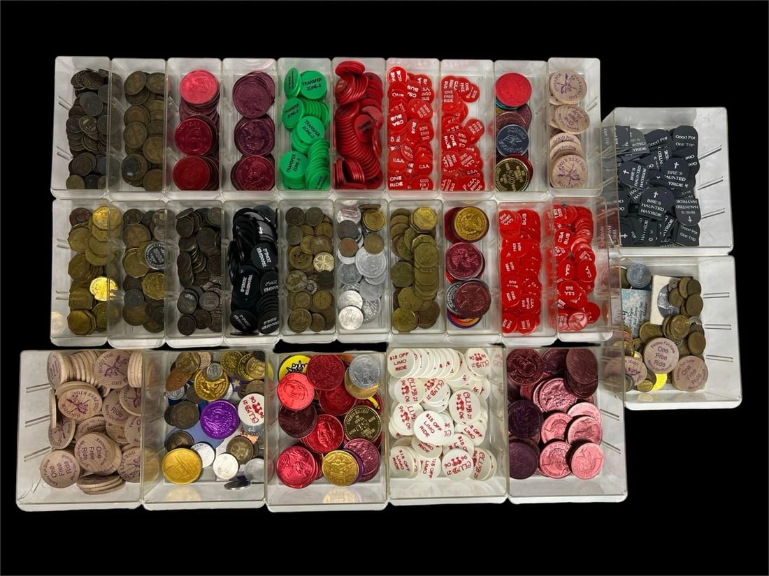 Exonumia Collection - Transit, Adv. & Trade Tokens (1 of 7)