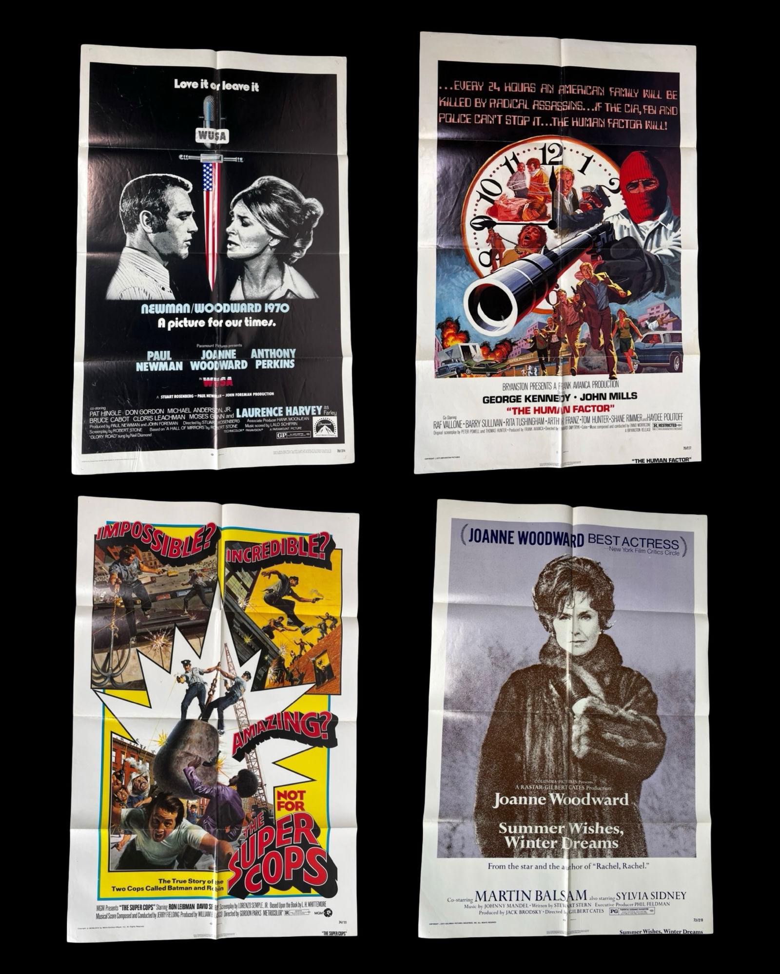 Group of 4 Original 1970s Movie Posters (1 of 10)