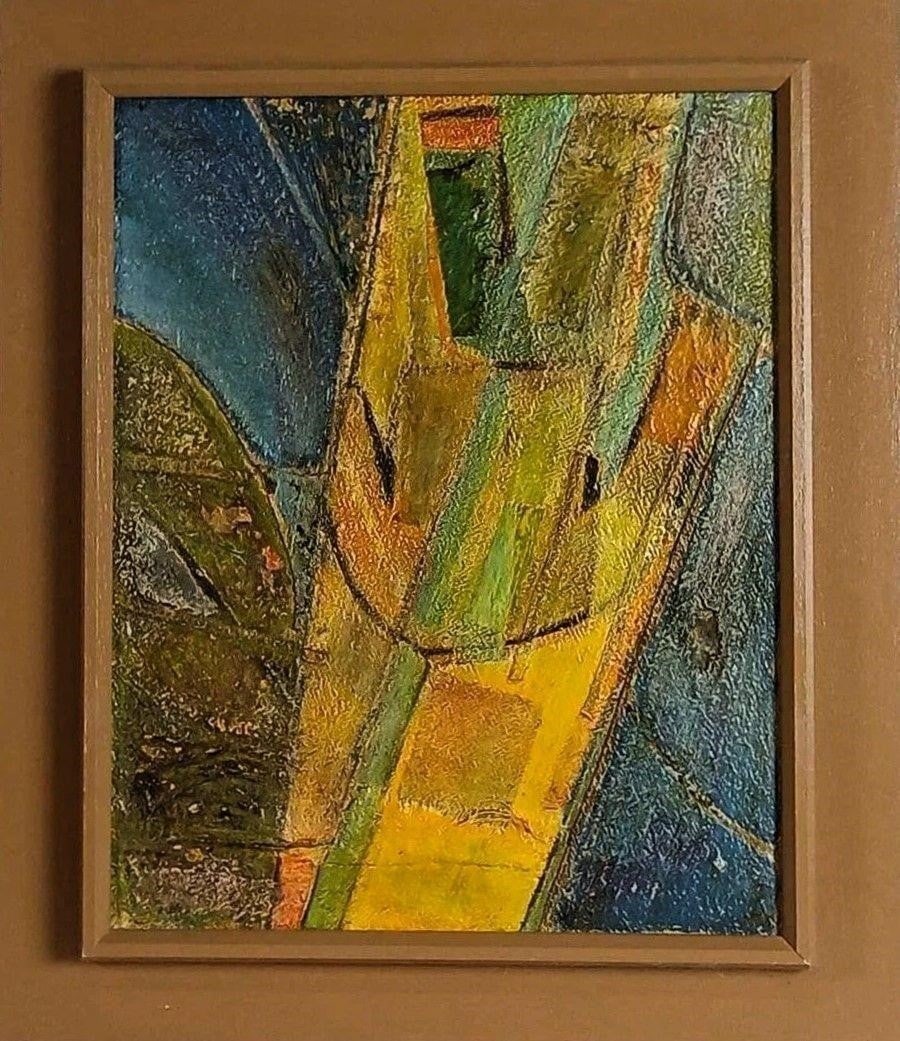 Beth Hobby - Abstract Modernist Painting (1 of 3)