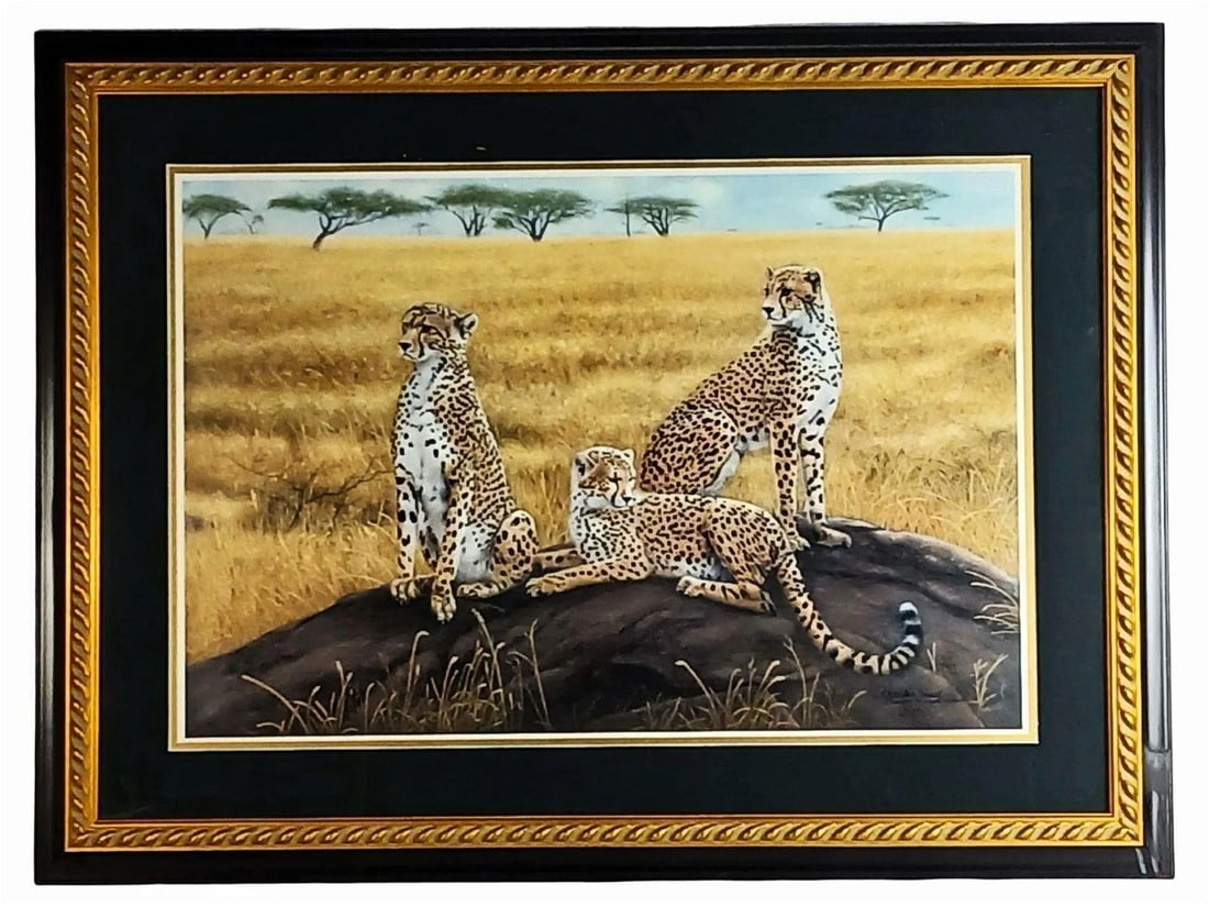 Charles Frace- Cheetahs- Wildlife LE Lithograph (1 of 3)