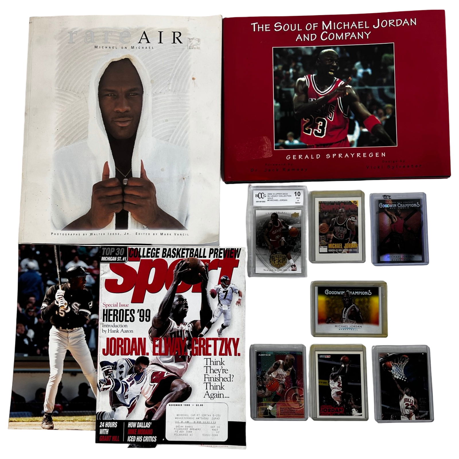 Michael Jordan Lot - Graded Gold Card, Books, Maga (1 of 4)