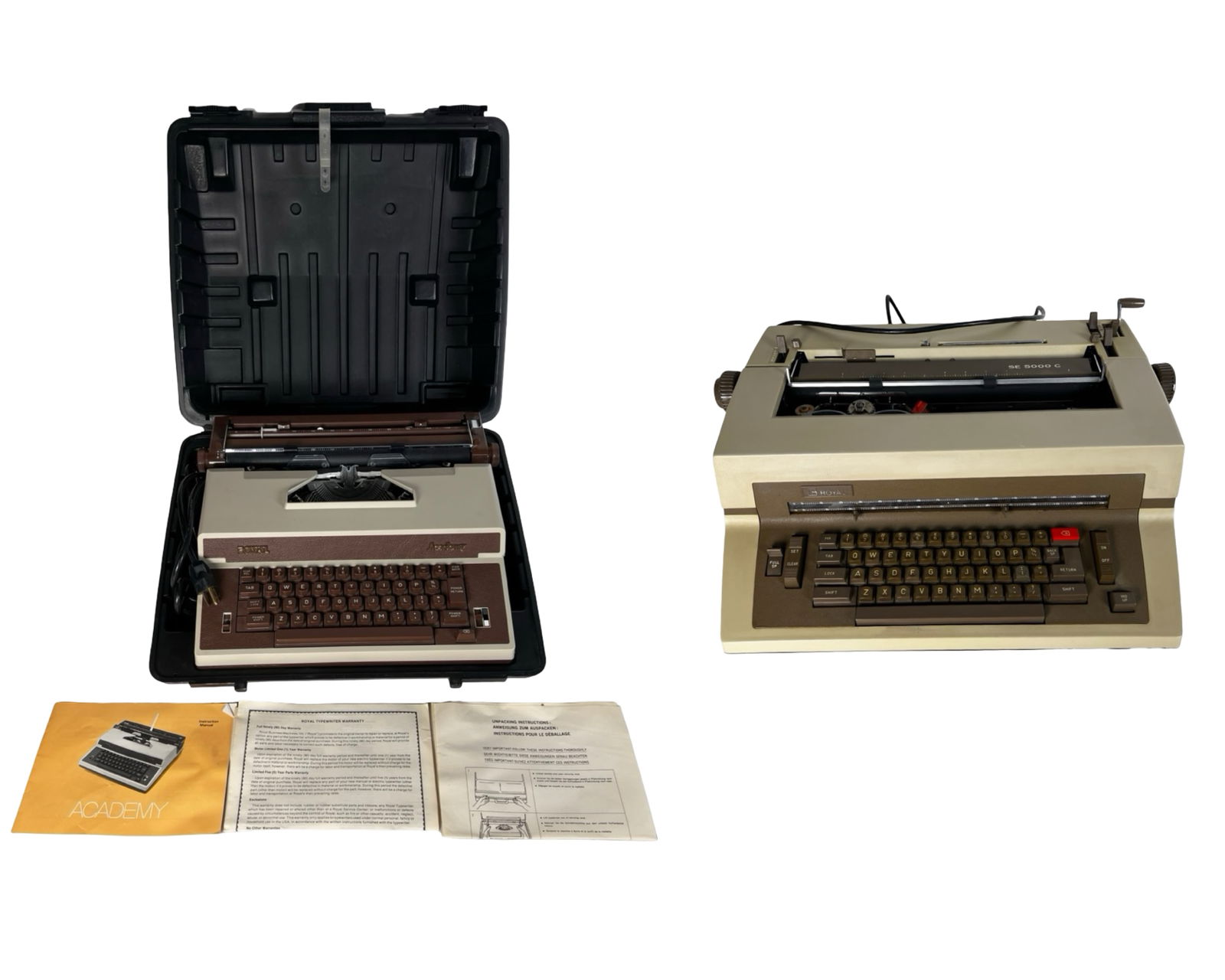 Two Vintage Royal Electric Typewriters (1 of 6)