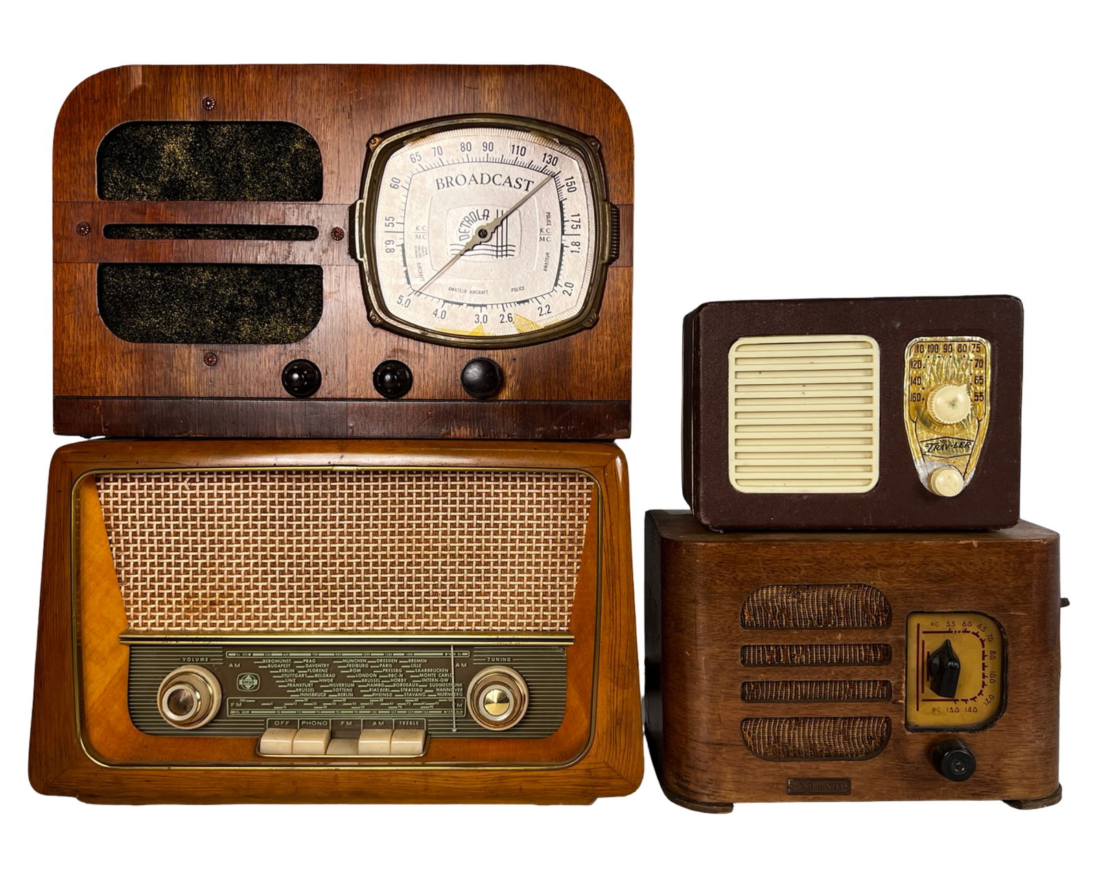 Vintage Tube Radios - Detrola, Emud, Stewart Warne (1 of 4)