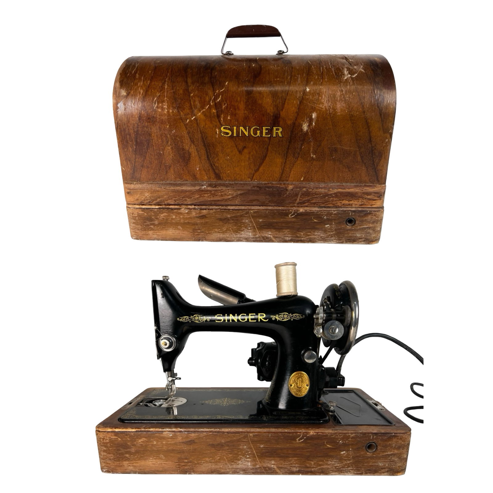 1934 Singer 99K Sewing Machine with Bentwood Case (1 of 5)