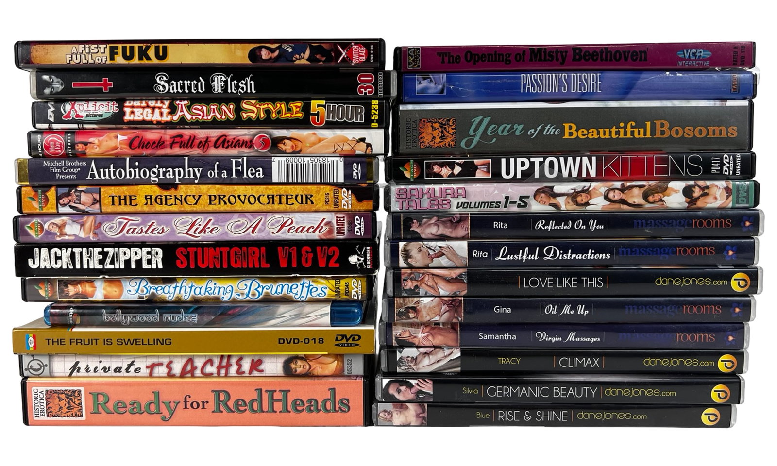 Collection of Adult XXX DVD Movies: Collection of Adult XXX DVD Movies