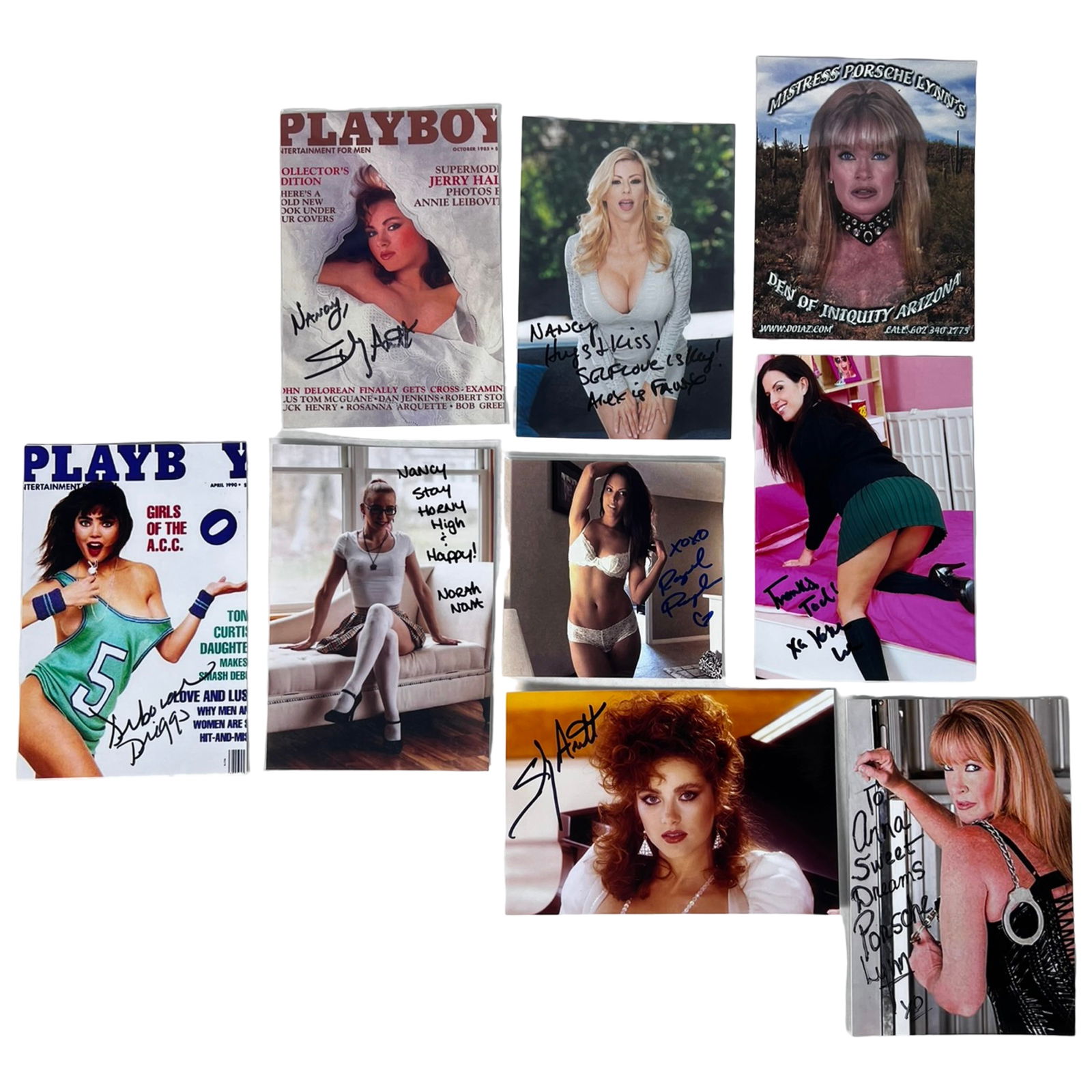 Playboy Playmates & Adult Film Stars Signed Photos (1 of 3)