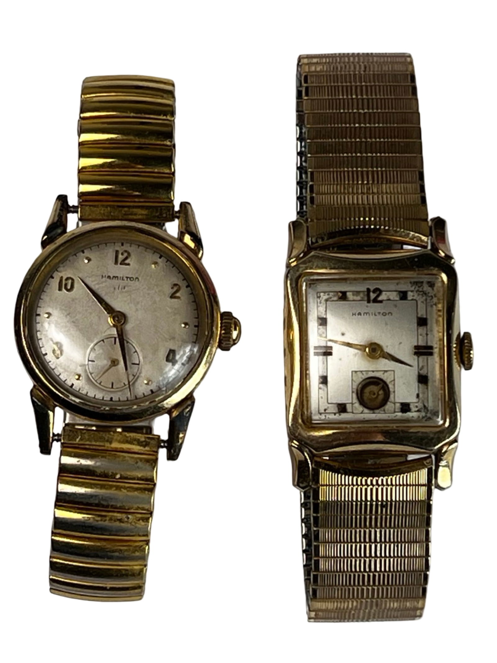 Vintage Men's Hamilton Wrist Watches 10k Gold F (1 of 8)