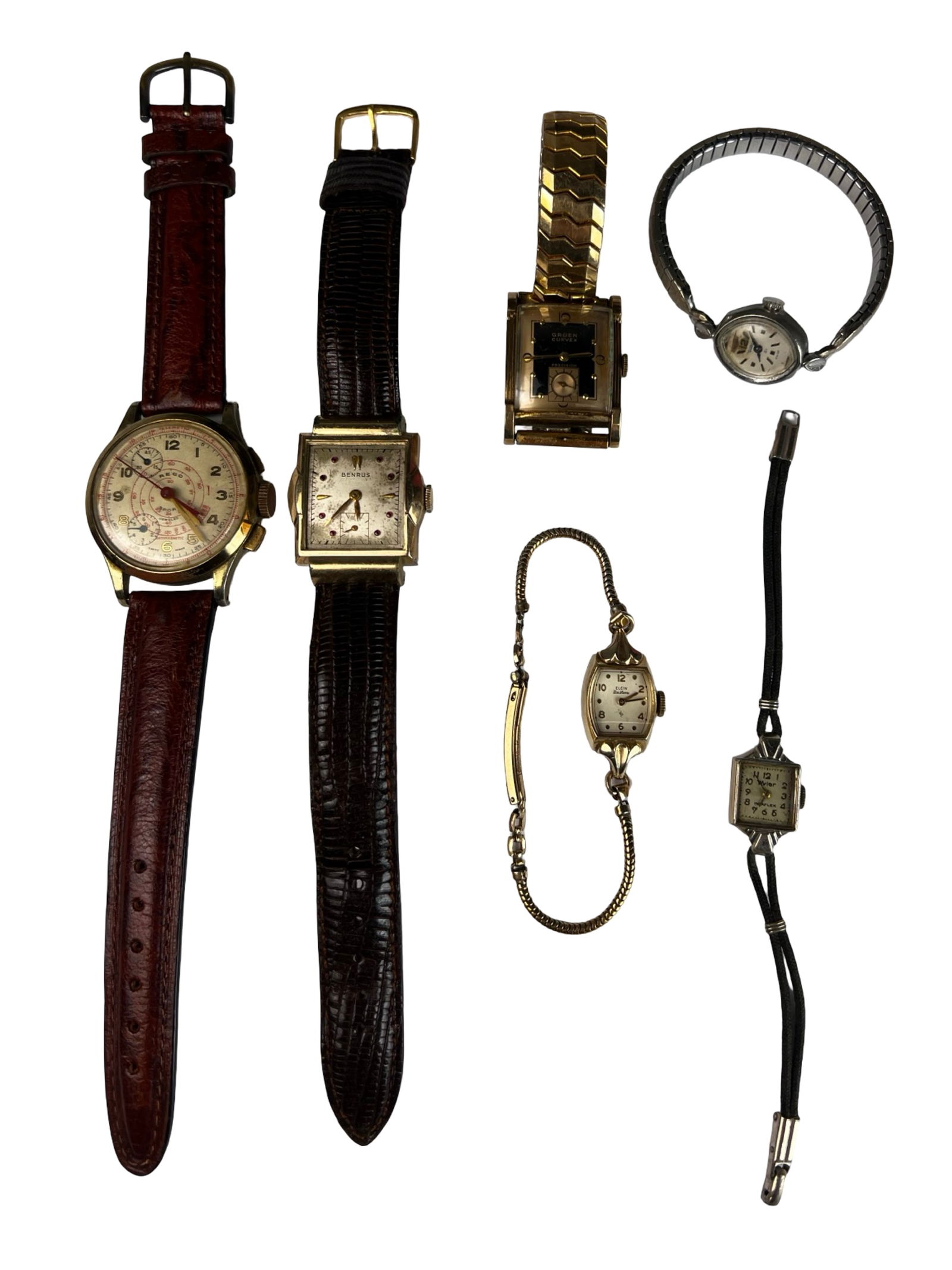 Mens & Ladys Vintage Wrist Watches- Benrus, Gruen (1 of 6)