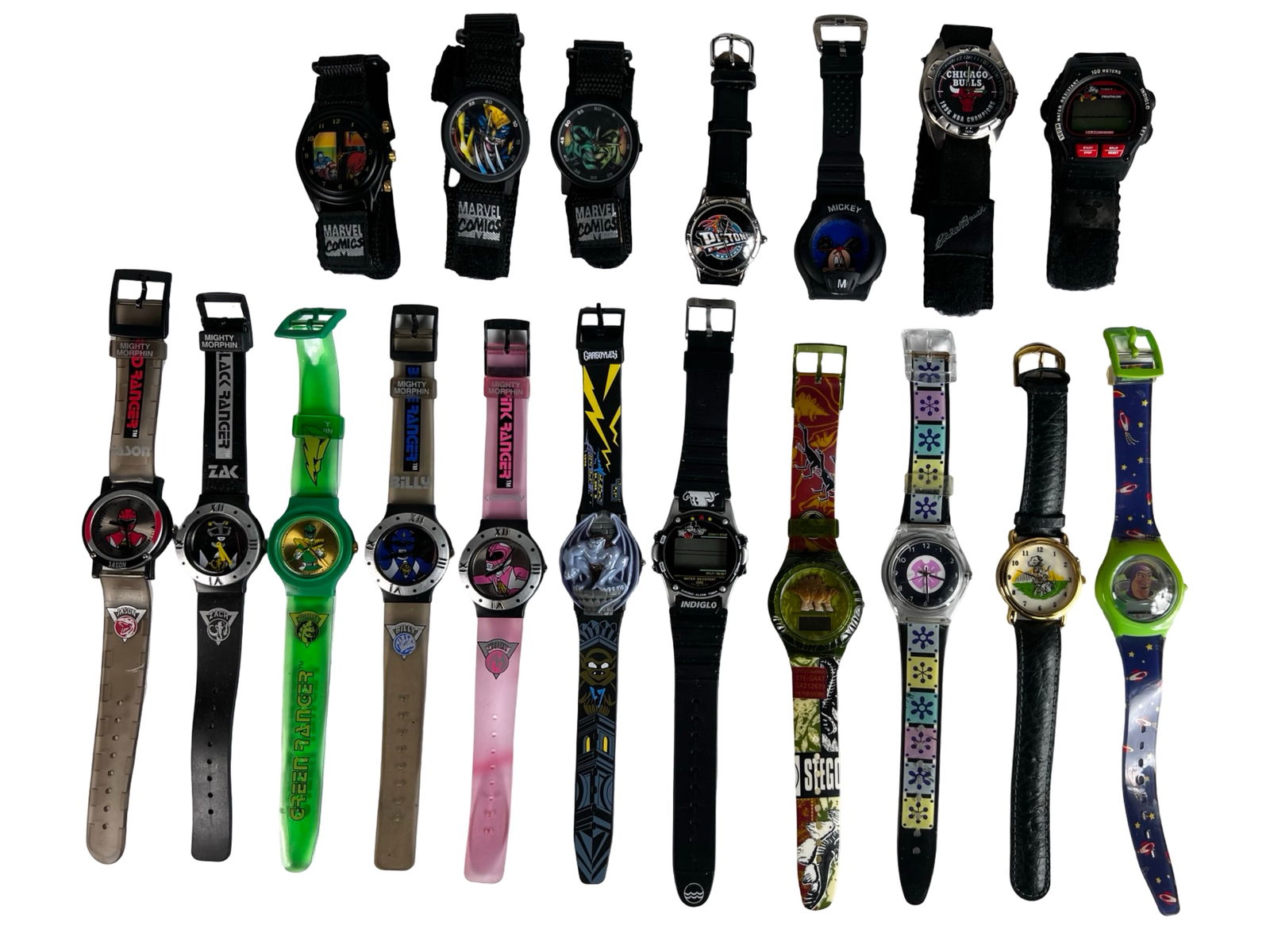 Various Character Wrist Watches- Super Heroes, Pow (1 of 3)