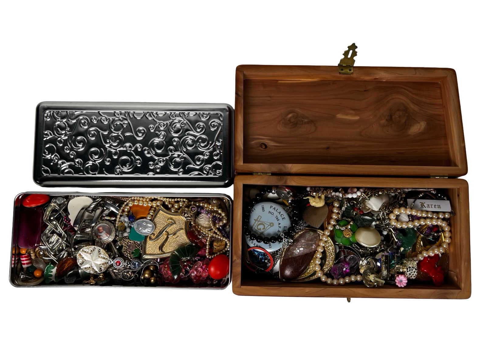 2 Boxes full of Unsearched Jewelry Treasures (1 of 4)