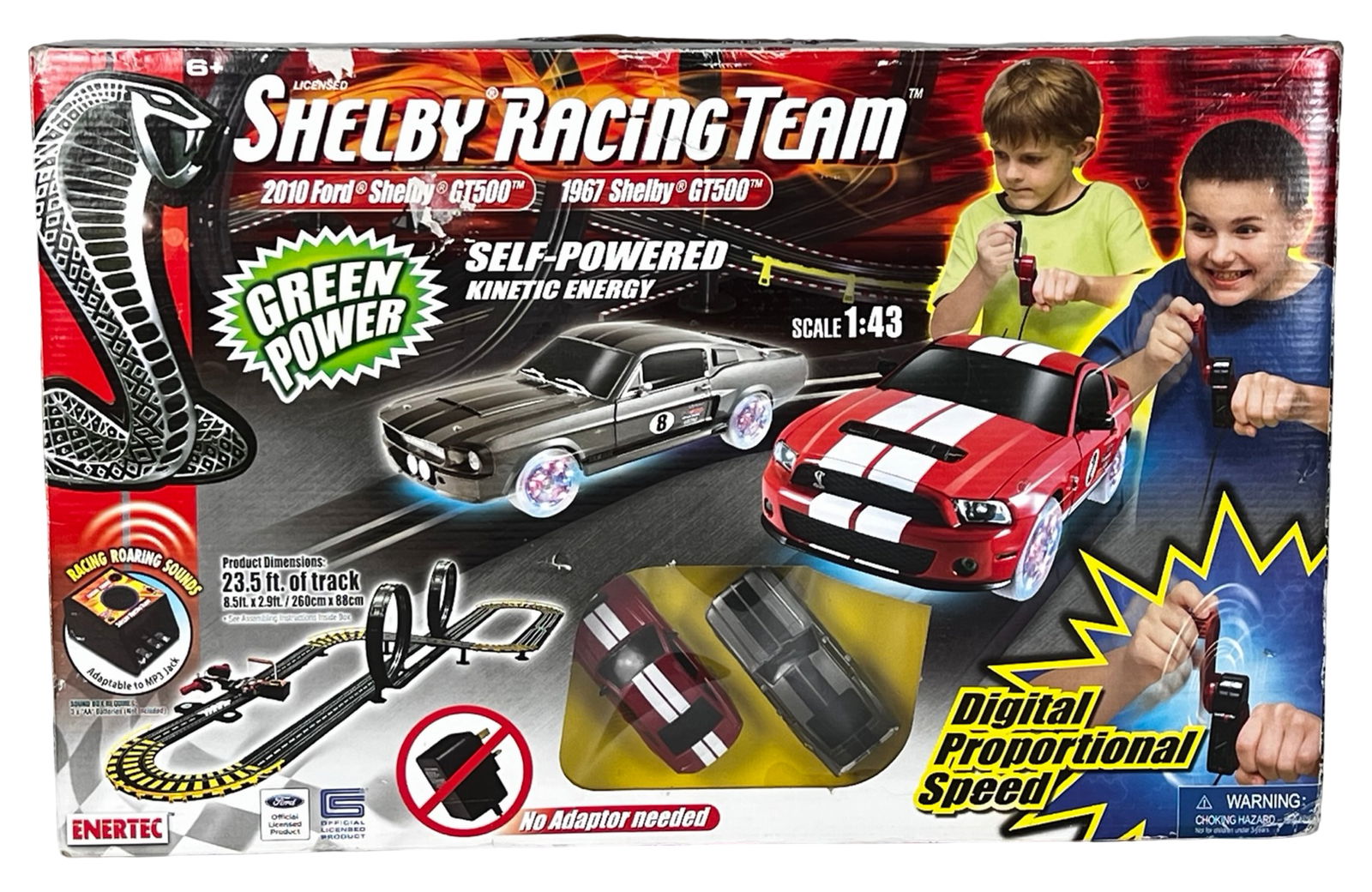 Shelby Racing Team Slot Car Track Set - GT500 Mus (1 of 2)