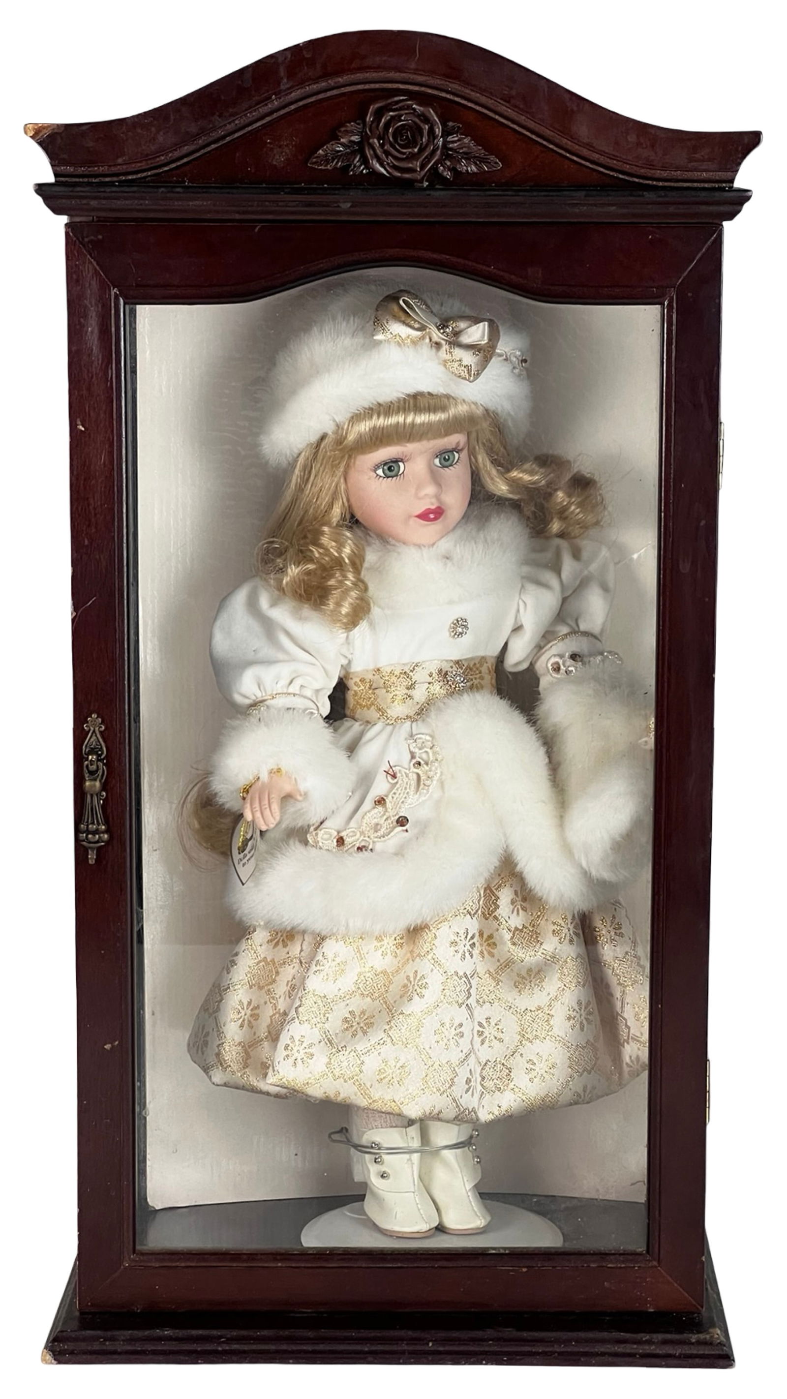 Camellia Garden Collection Porcelain Doll in Case (1 of 2)
