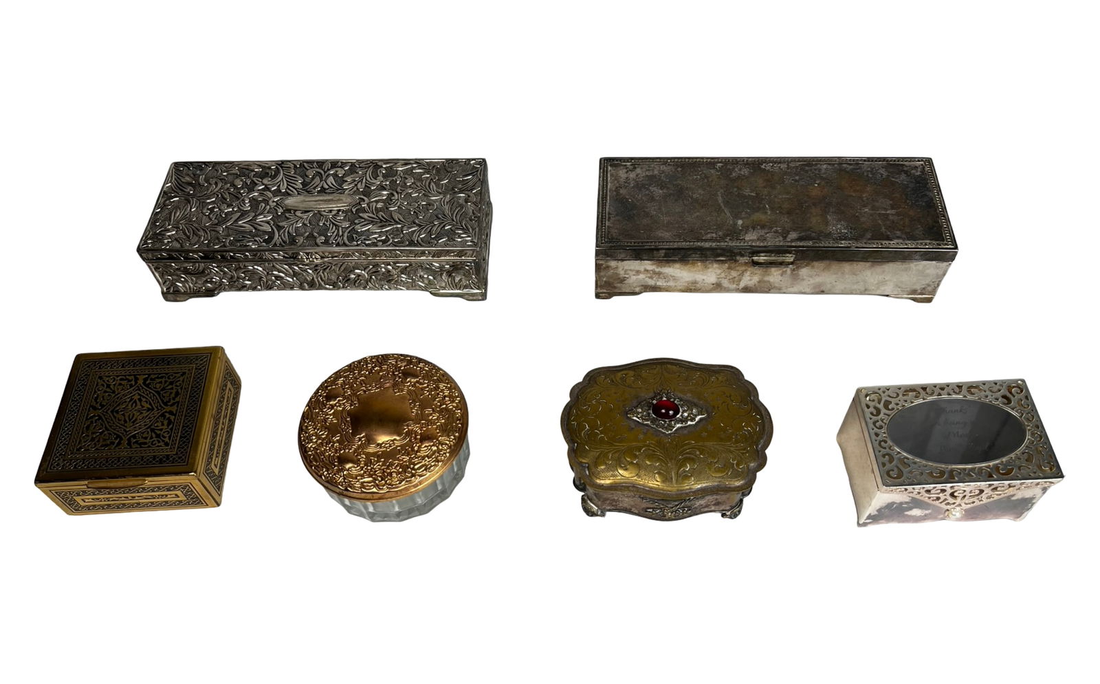 Vintage & Decorative Jewelry and Trinket Boxes (1 of 3)