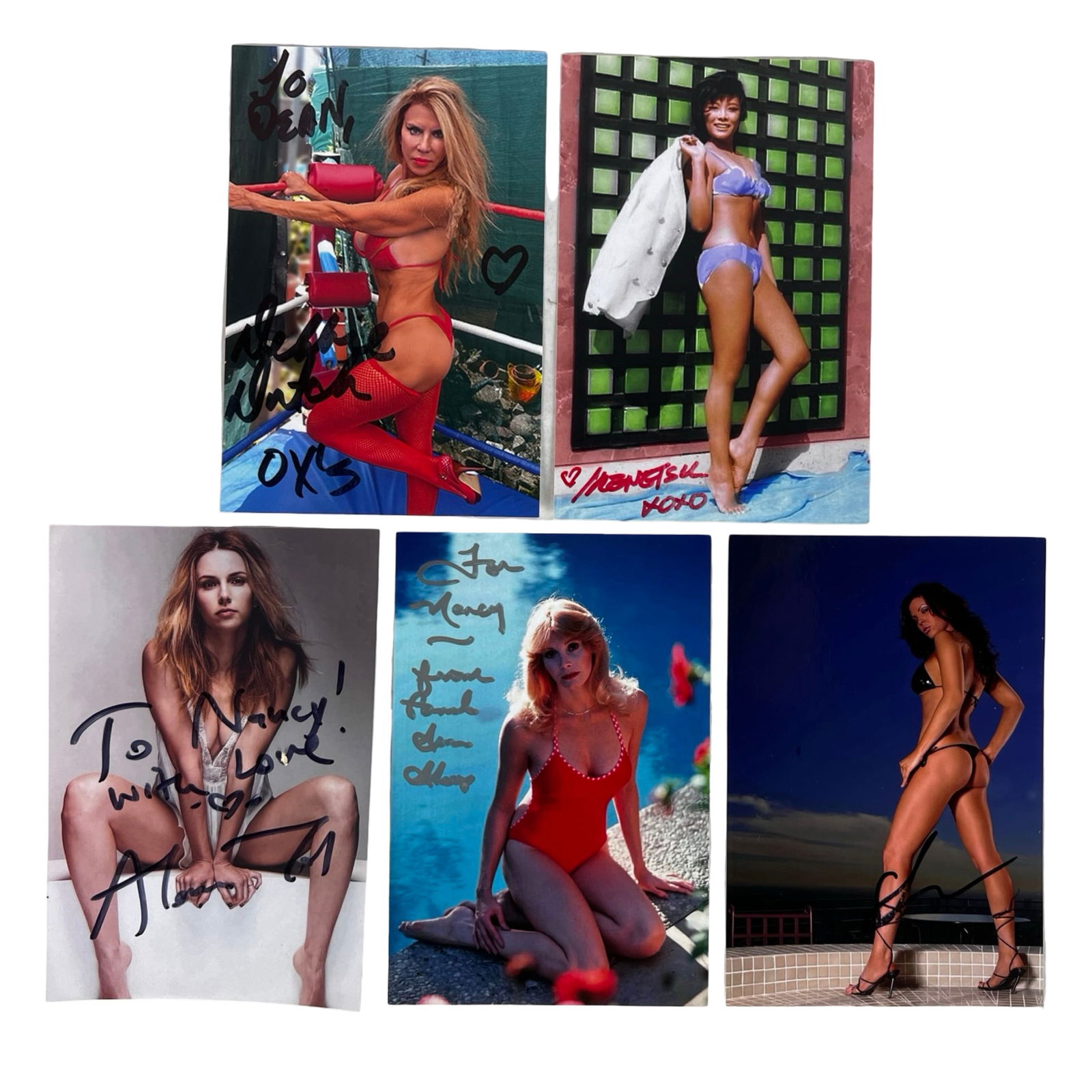 Group of Signed Movie & TV Actresses Photographs (1 of 11)