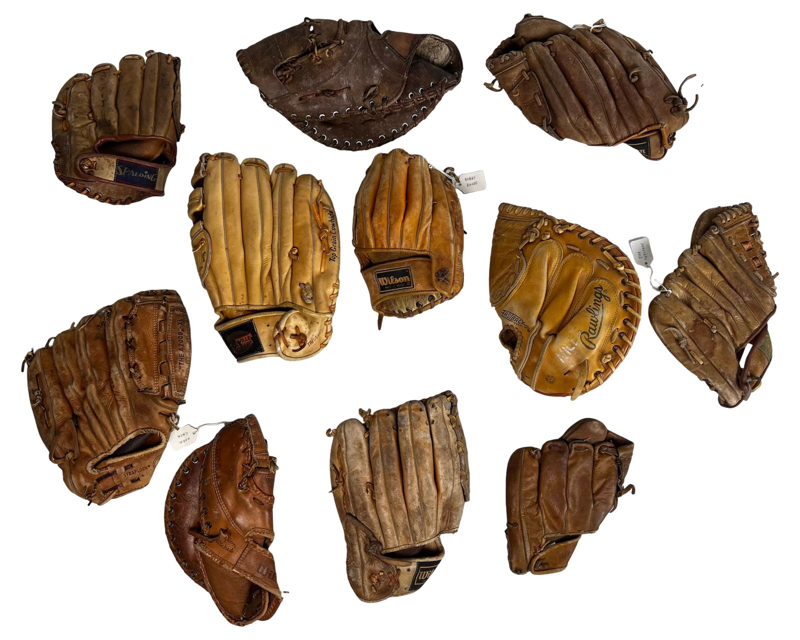 Vintage Pro-Model Baseball Gloves (1 of 6)