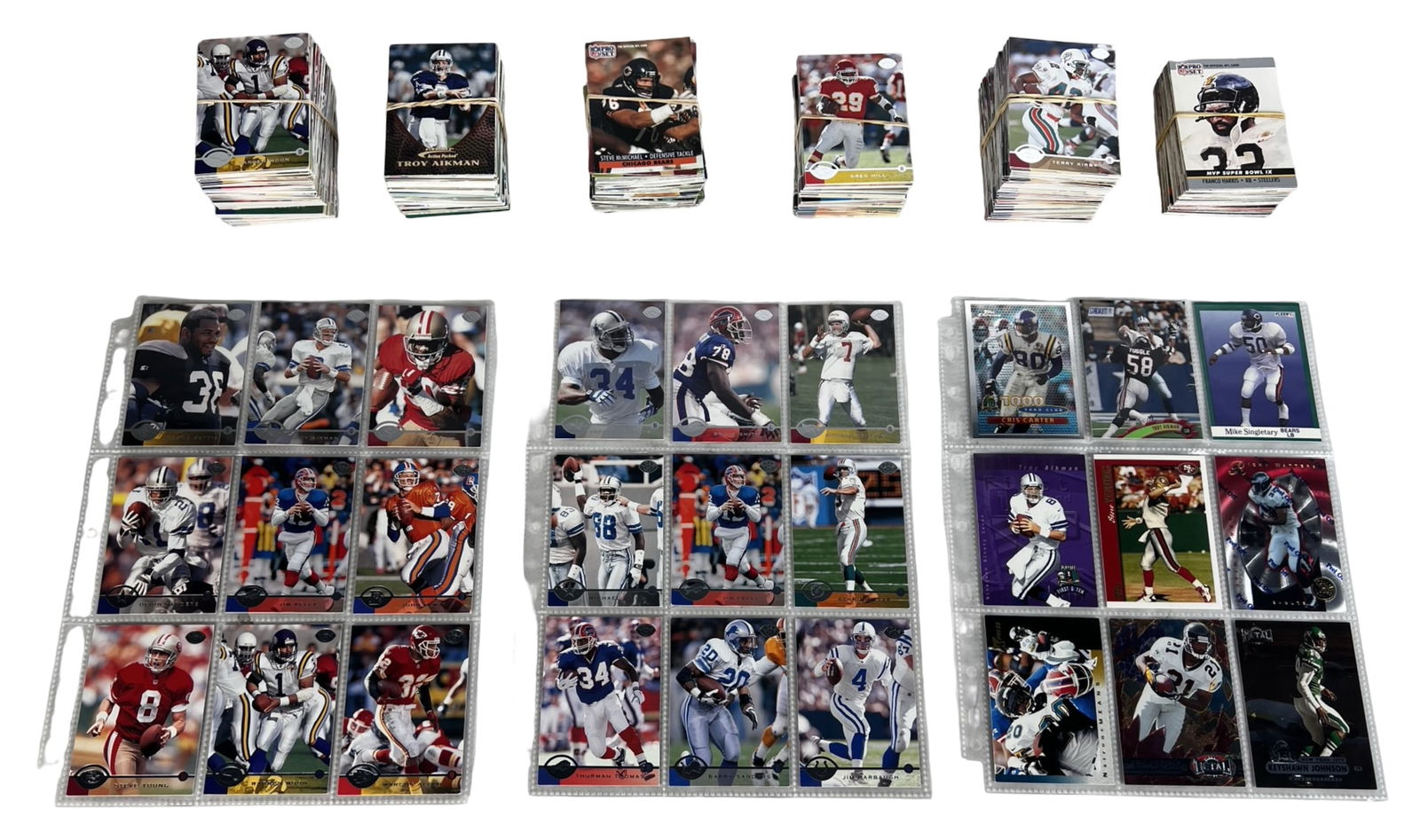 NFL 1990s Football Card Collection HoF, Stars, RCs (1 of 5)