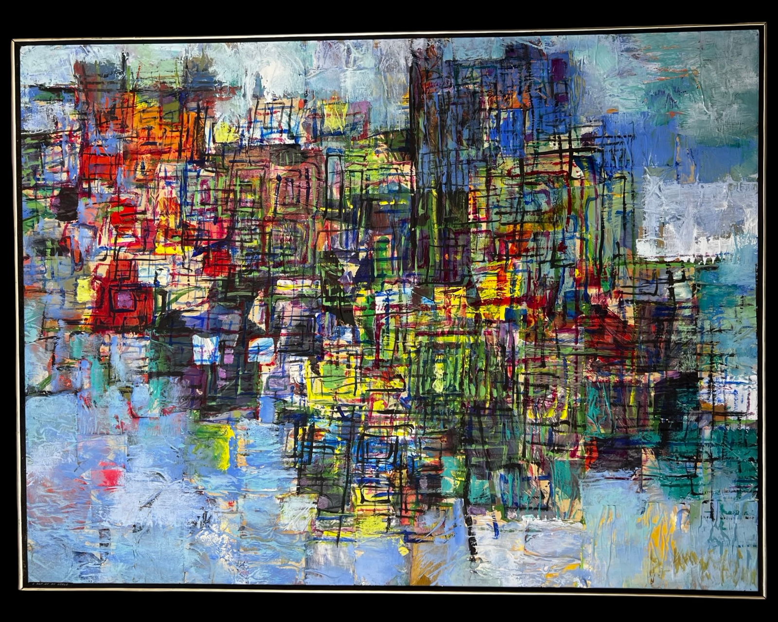 William K. Fernim Contemporary Abstract Painting (1 of 4)