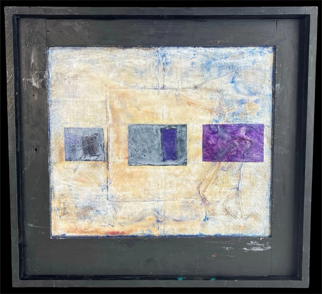 Beth Hobby- Modernist Abstract Mixed Media (1 of 2)