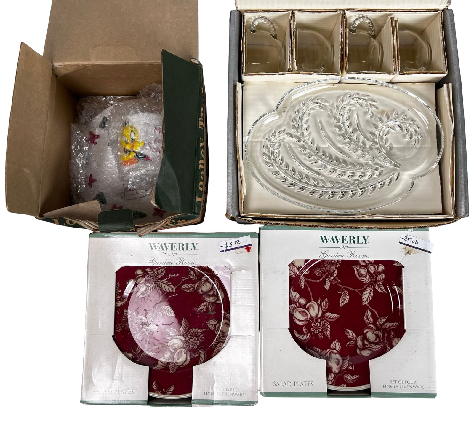 New Glassware, Tableware, and Serveware Sets - 2