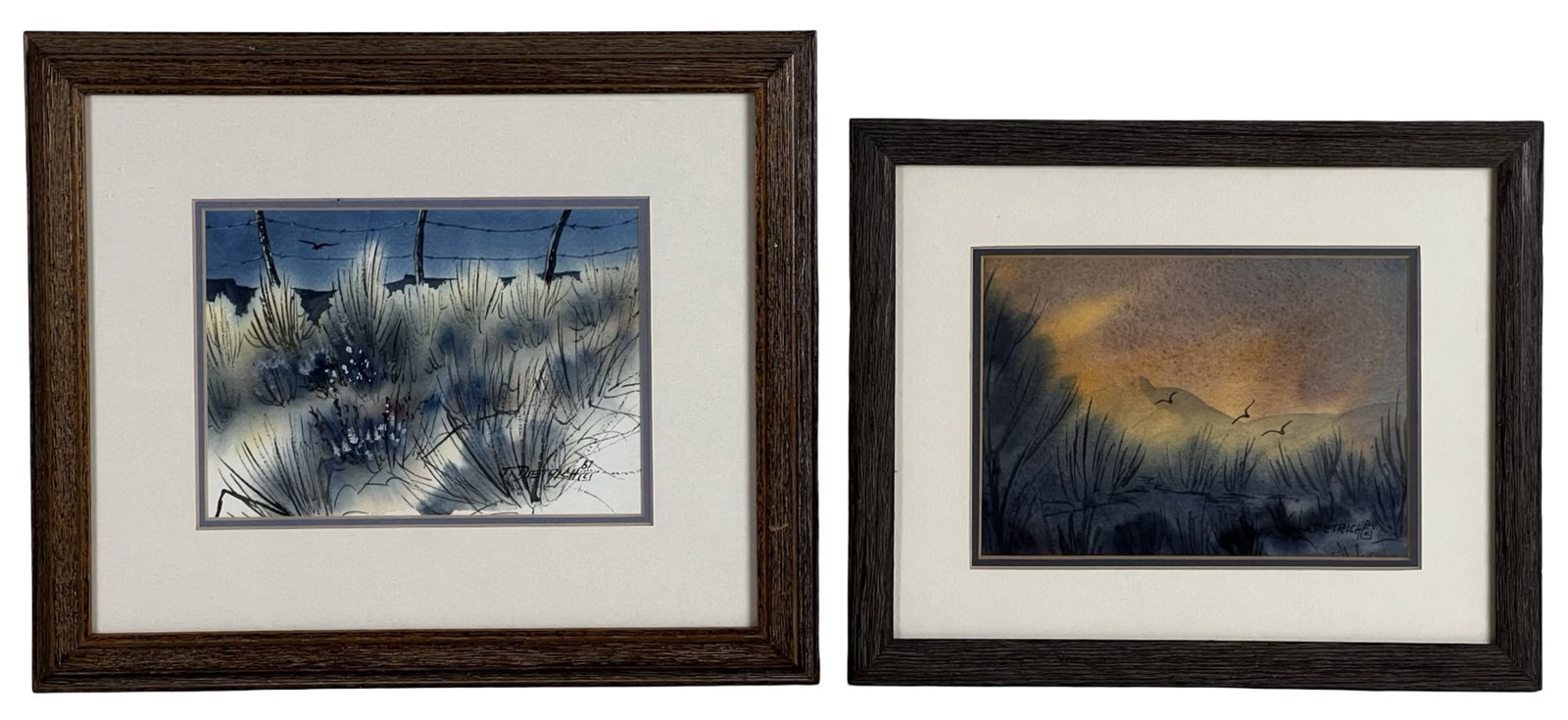 Jack Dietrich- Two Watercolor Landscape Paintings (1 of 6)