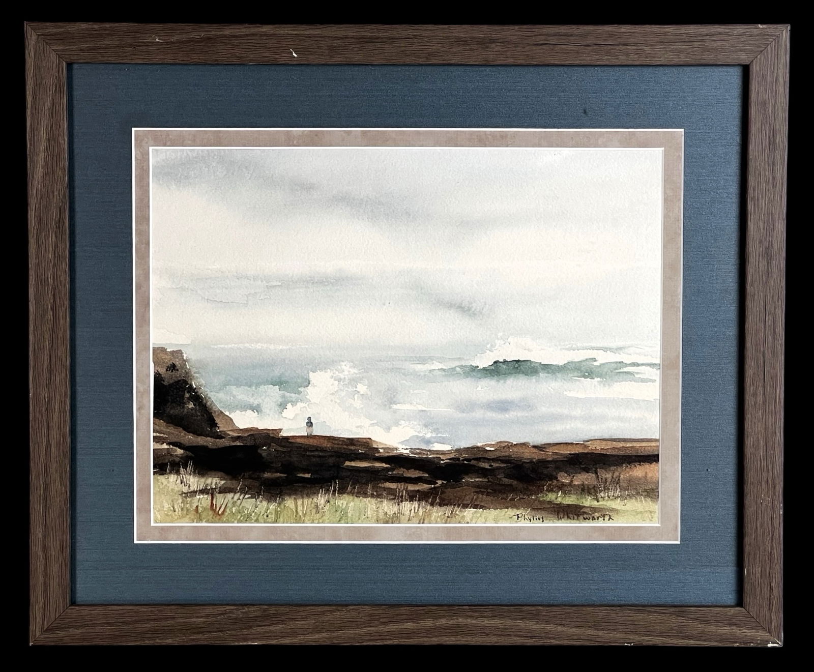 Phyllis Whitworth Coastal Landscape Watercolor (1 of 4)