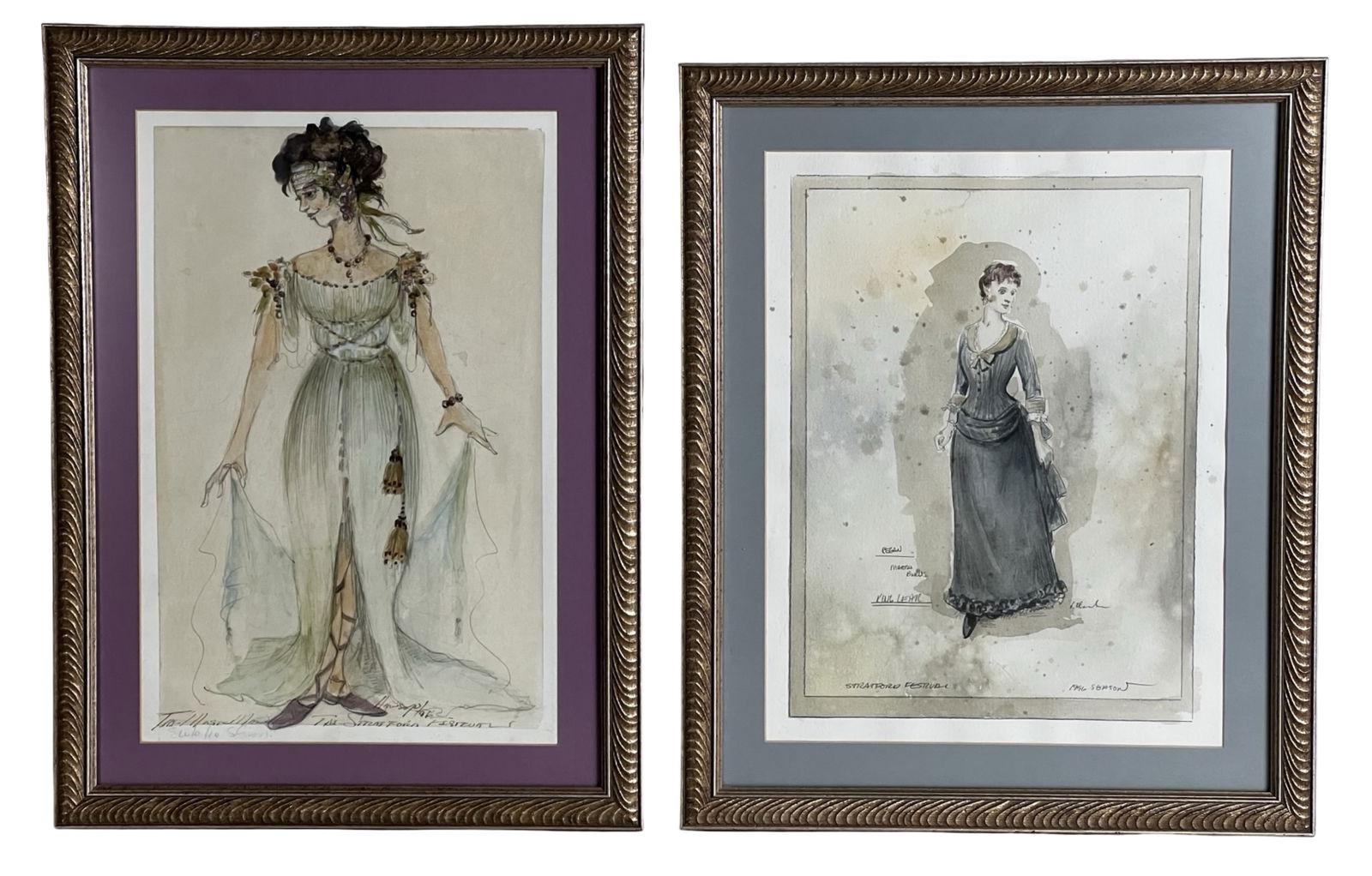 Stratford Festival Theatre Costume Design Drawings (1 of 5)