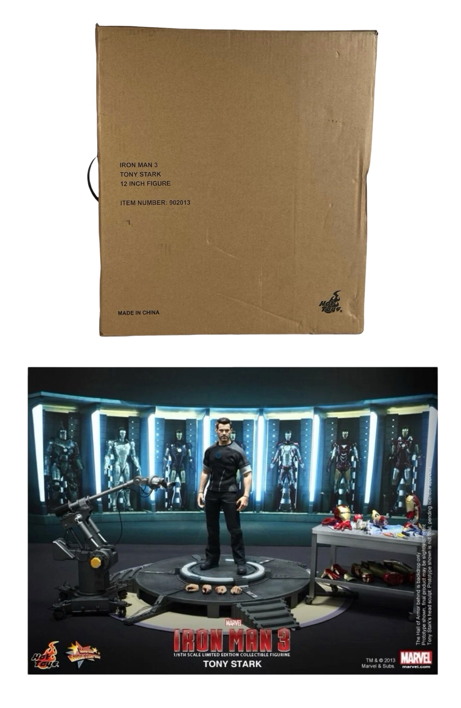 Hot Toys Iron Man 3 Tony Stark 1/6 Action Figure (1 of 3)