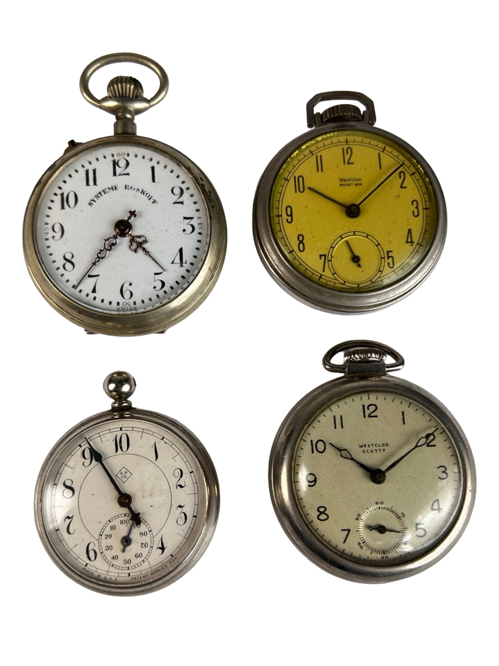 Lot of Vintage Pocket Watches (1 of 2)