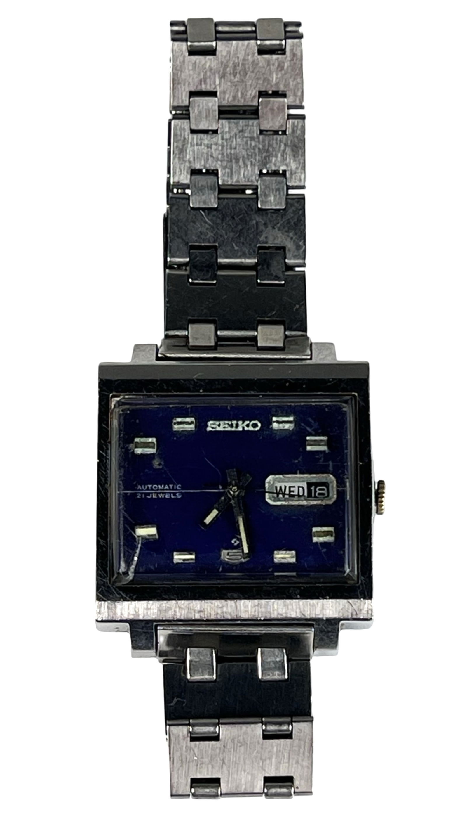 Seiko 5 Automatic TV Dial 6119-5000 21 Jewel Watch: Seiko 5 Automatic TV Dial 6119-5000 21 Jewel Wrist Watch. Some age related wear, working.