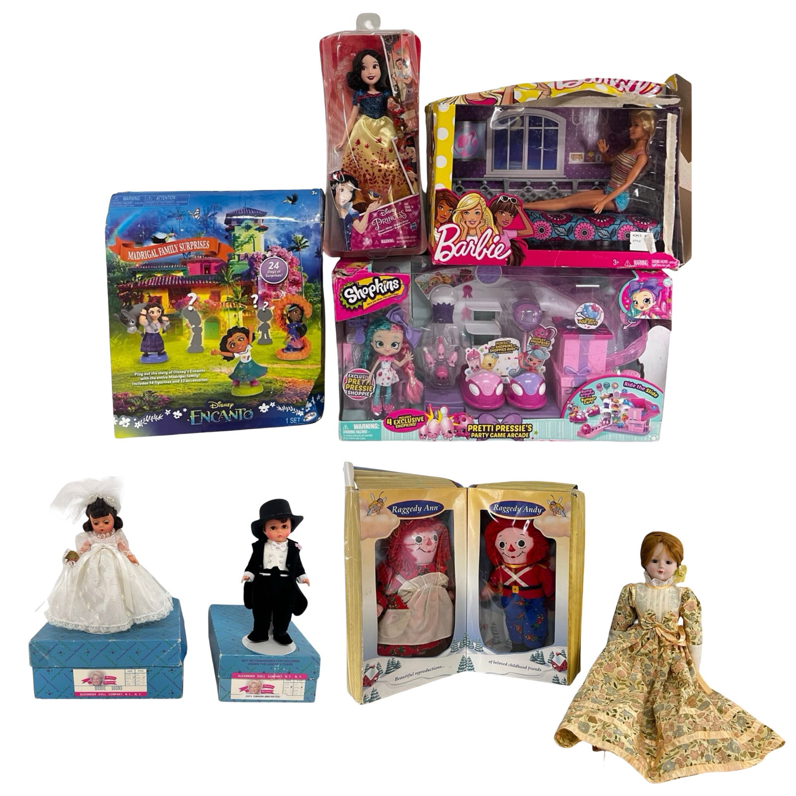 Group of Dolls &Playsets -Disney, Barbie, Shopkins (1 of 4)