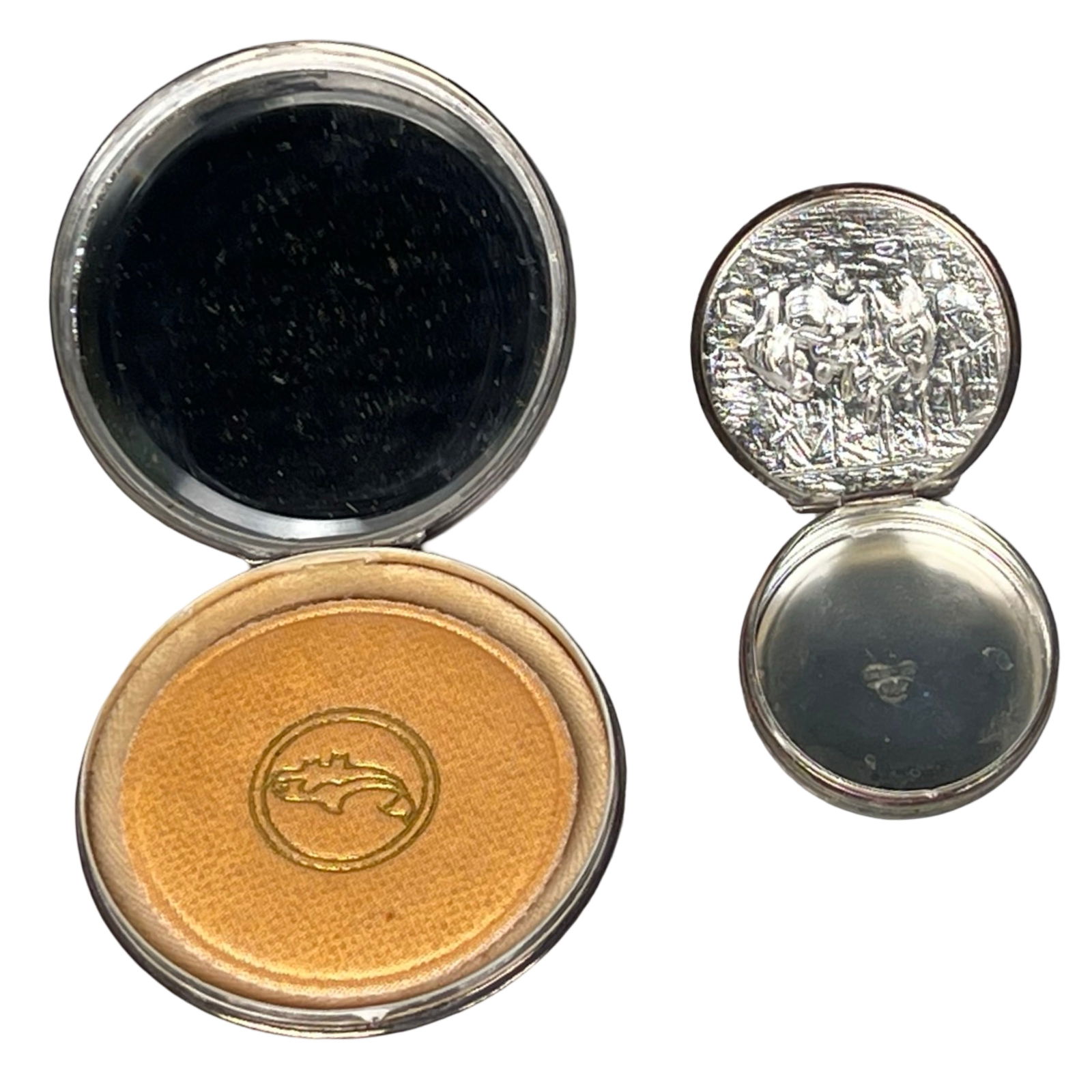 Hans Jensen Denmark Repousse Mirrors & Compacts - 3
